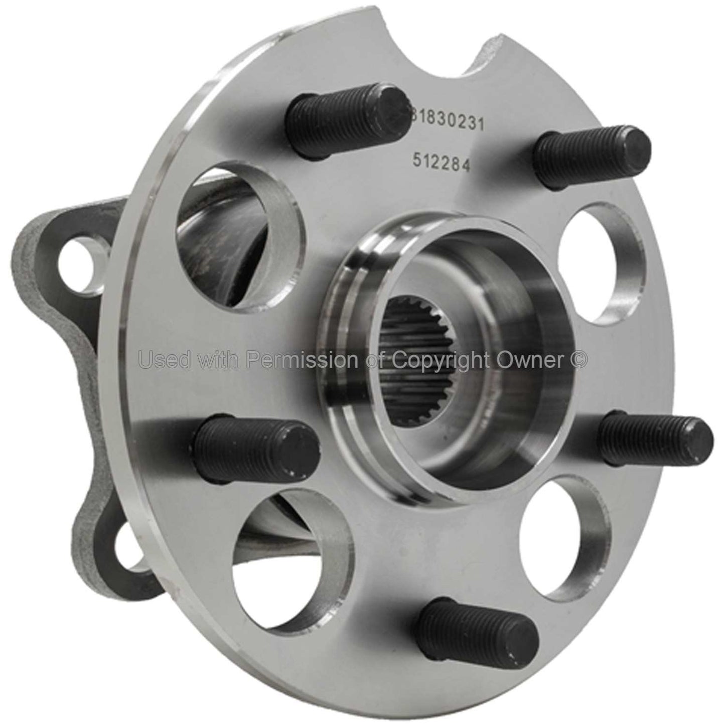 Angle View of Rear Wheel Bearing and Hub Assembly MPA WH512284