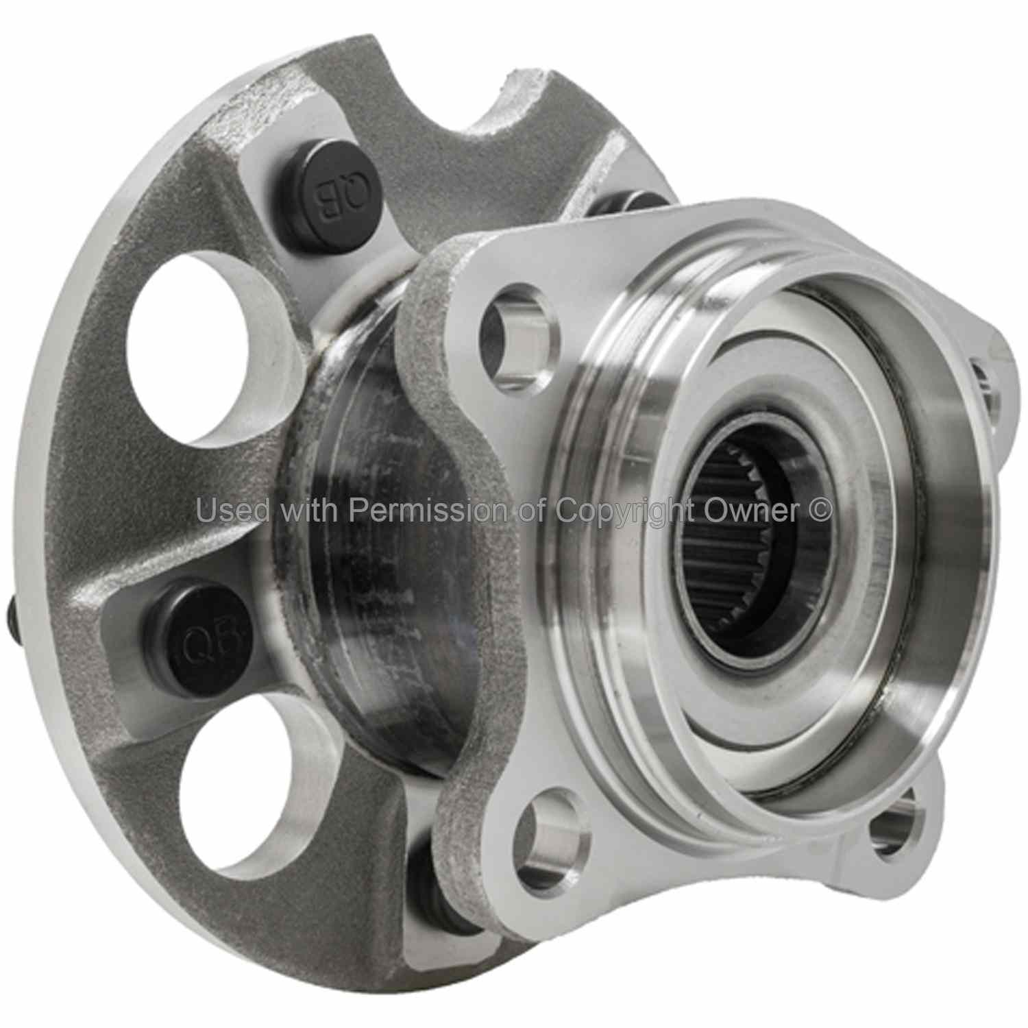 Back View of Rear Wheel Bearing and Hub Assembly MPA WH512284