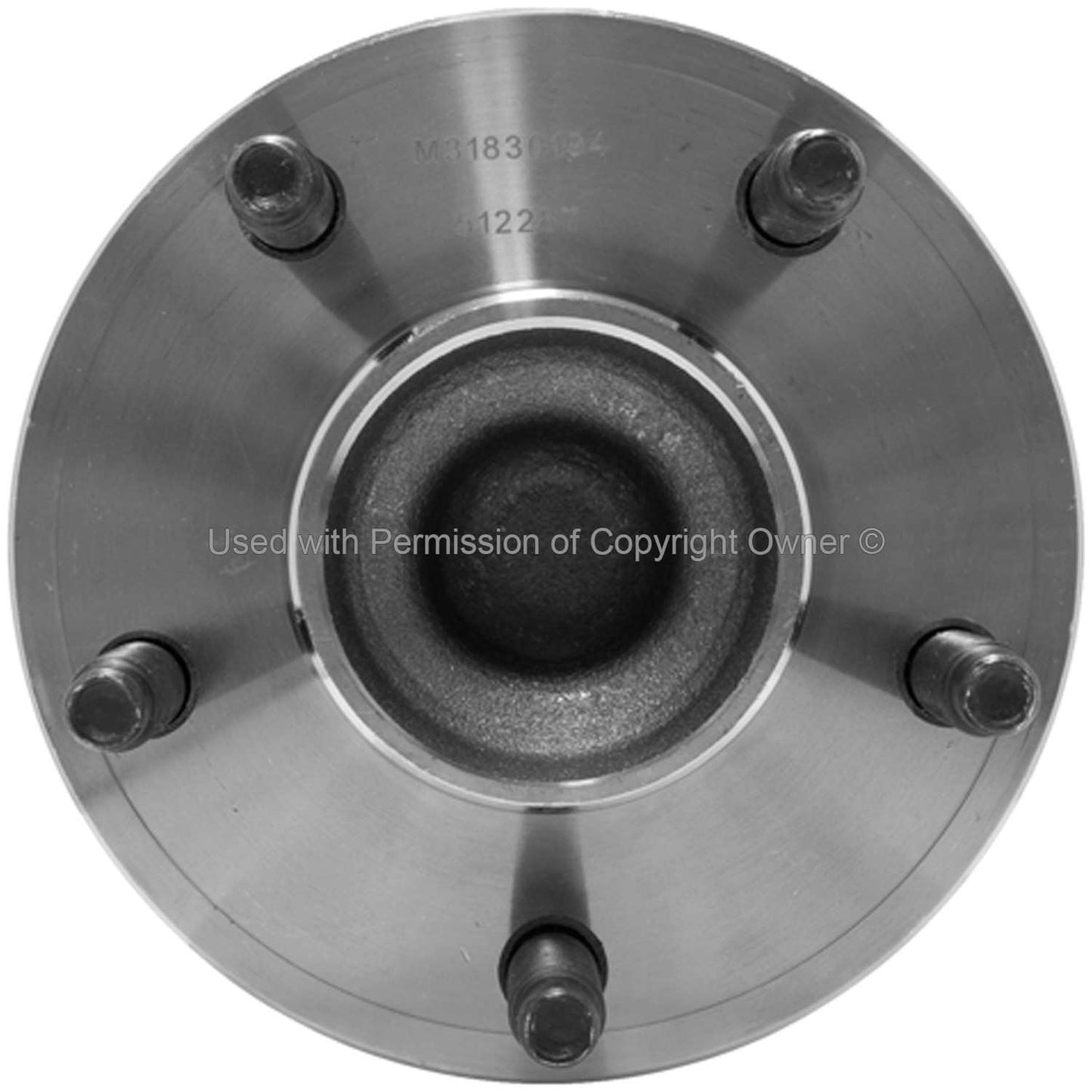 Front View of Rear Wheel Bearing and Hub Assembly MPA WH512287