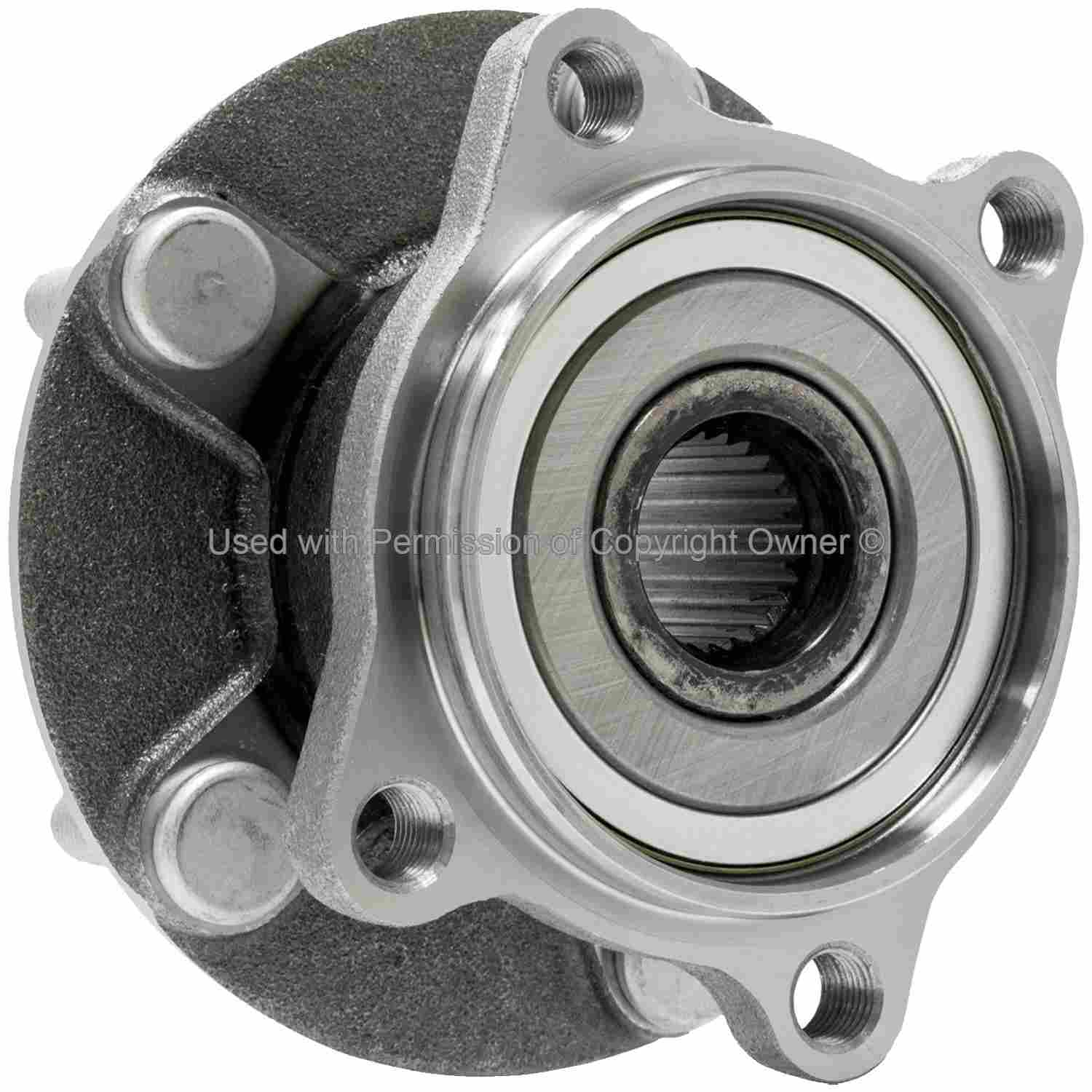 Back View of Rear Wheel Bearing and Hub Assembly MPA WH512291