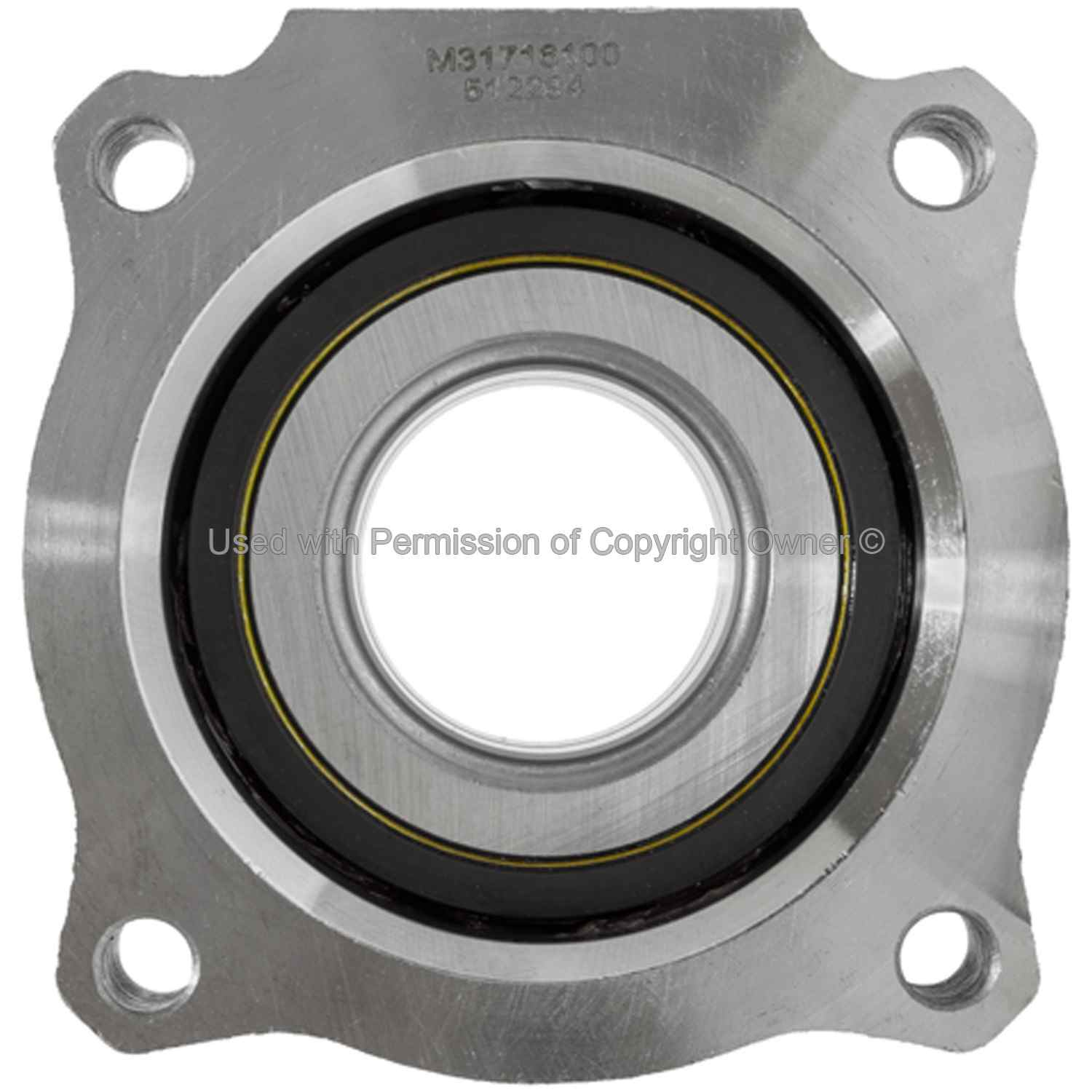 Front View of Rear Left Wheel Bearing and Hub Assembly MPA WH512294