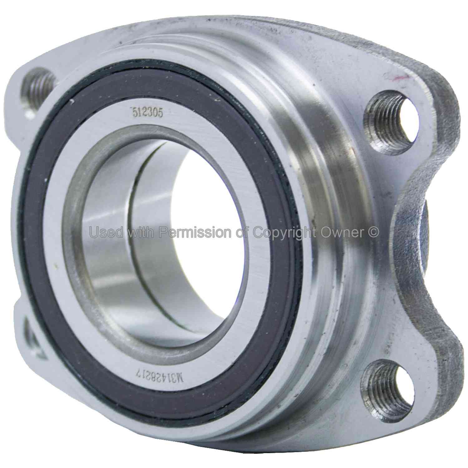 Angle View of Front Wheel Bearing and Hub Assembly MPA WH512305