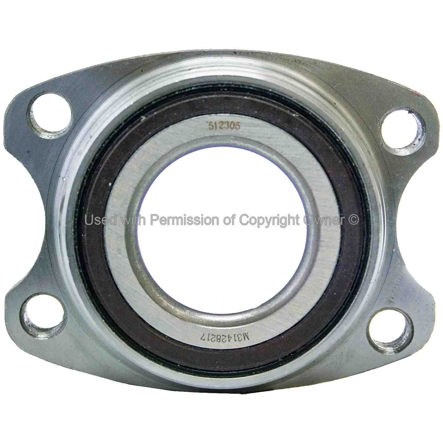 Front View of Front Wheel Bearing and Hub Assembly MPA WH512305