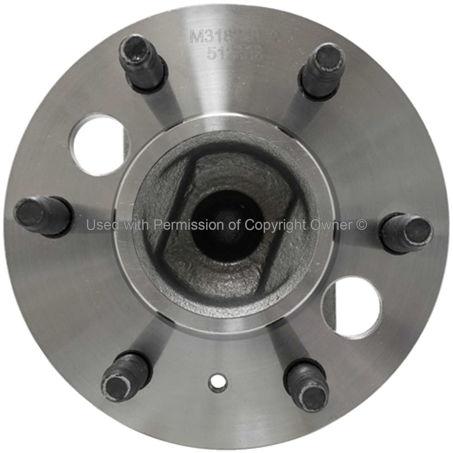 Front View of Rear Wheel Bearing and Hub Assembly MPA WH512308