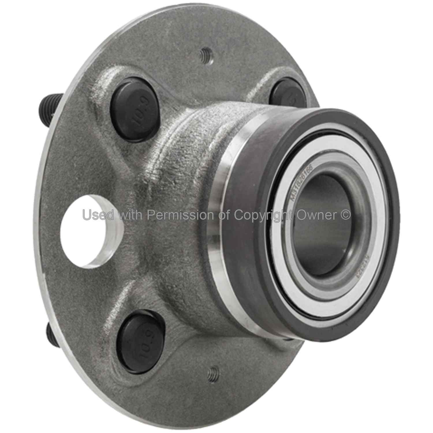 Back View of Rear Wheel Bearing and Hub Assembly MPA WH512323