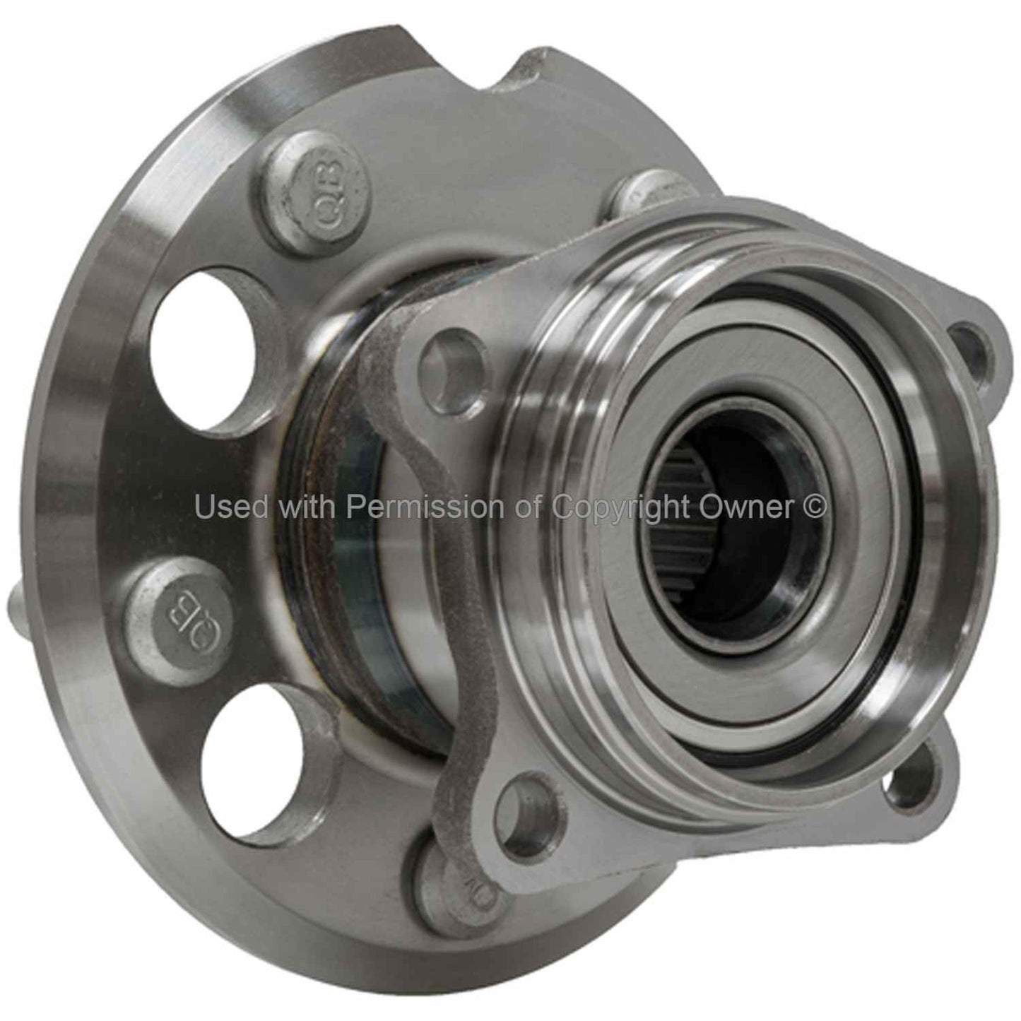 Back View of Rear Wheel Bearing and Hub Assembly MPA WH512338