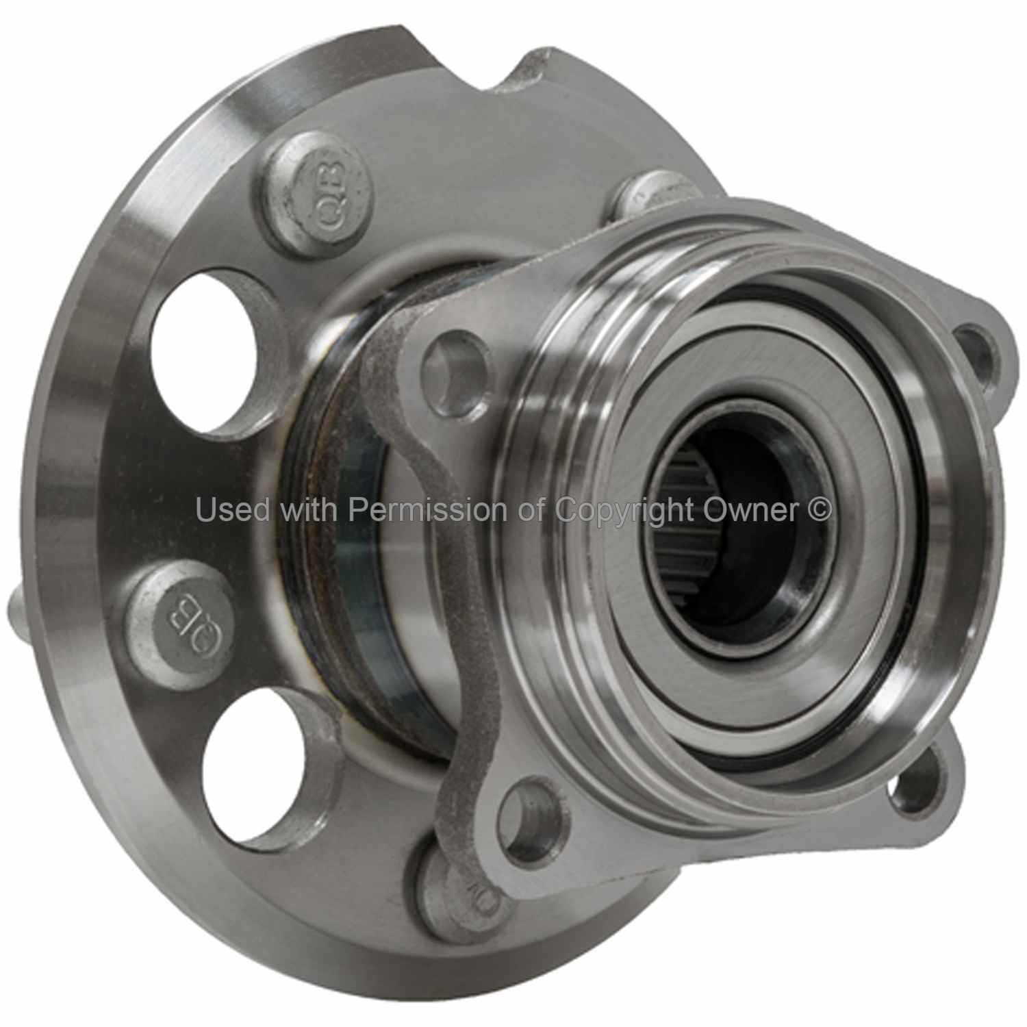 Back View of Rear Wheel Bearing and Hub Assembly MPA WH512338