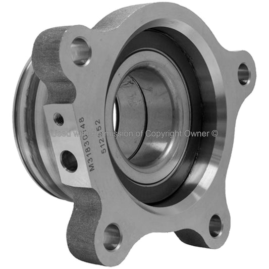 Angle View of Rear Left Wheel Bearing and Hub Assembly MPA WH512352