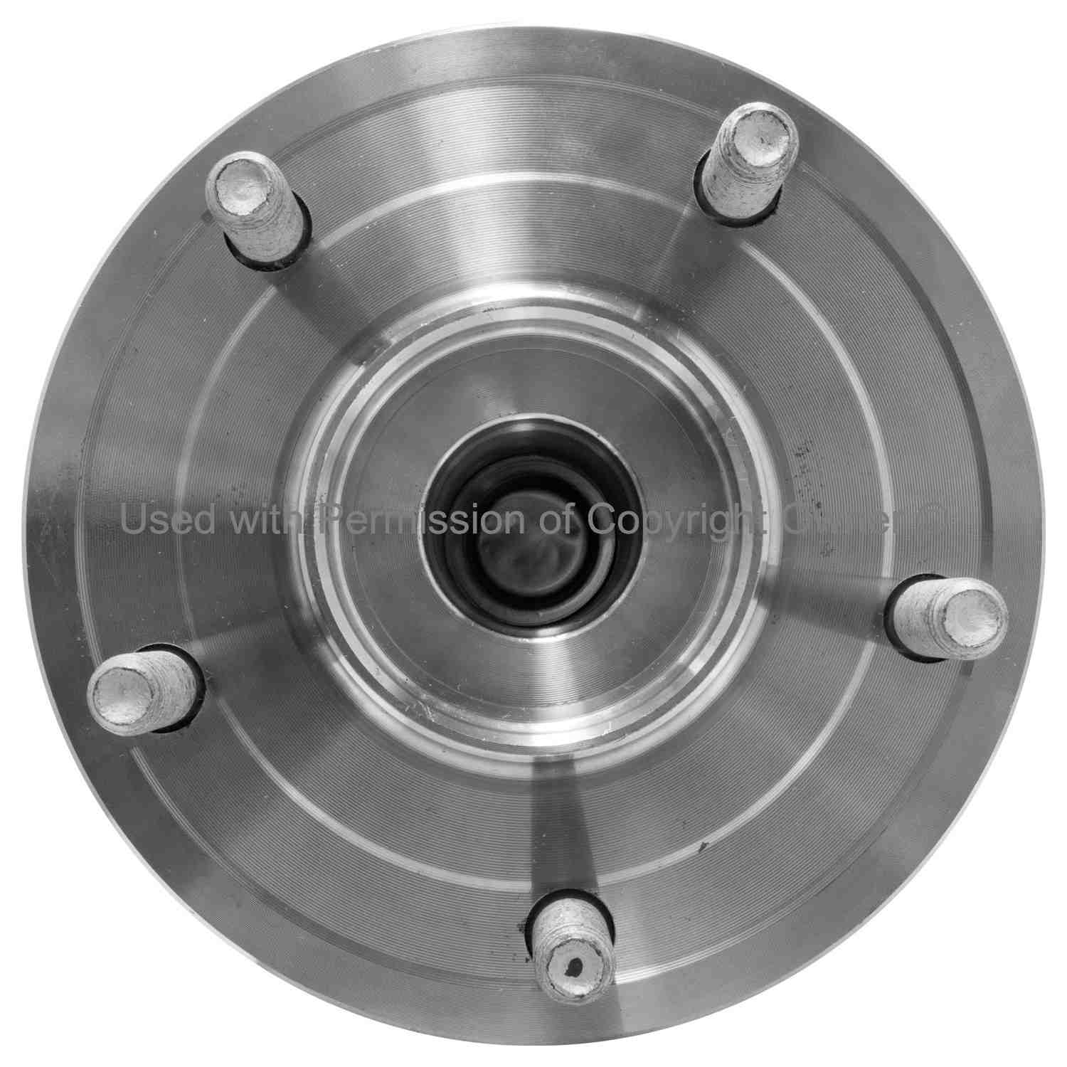 Front View of Rear Wheel Bearing and Hub Assembly MPA WH512360