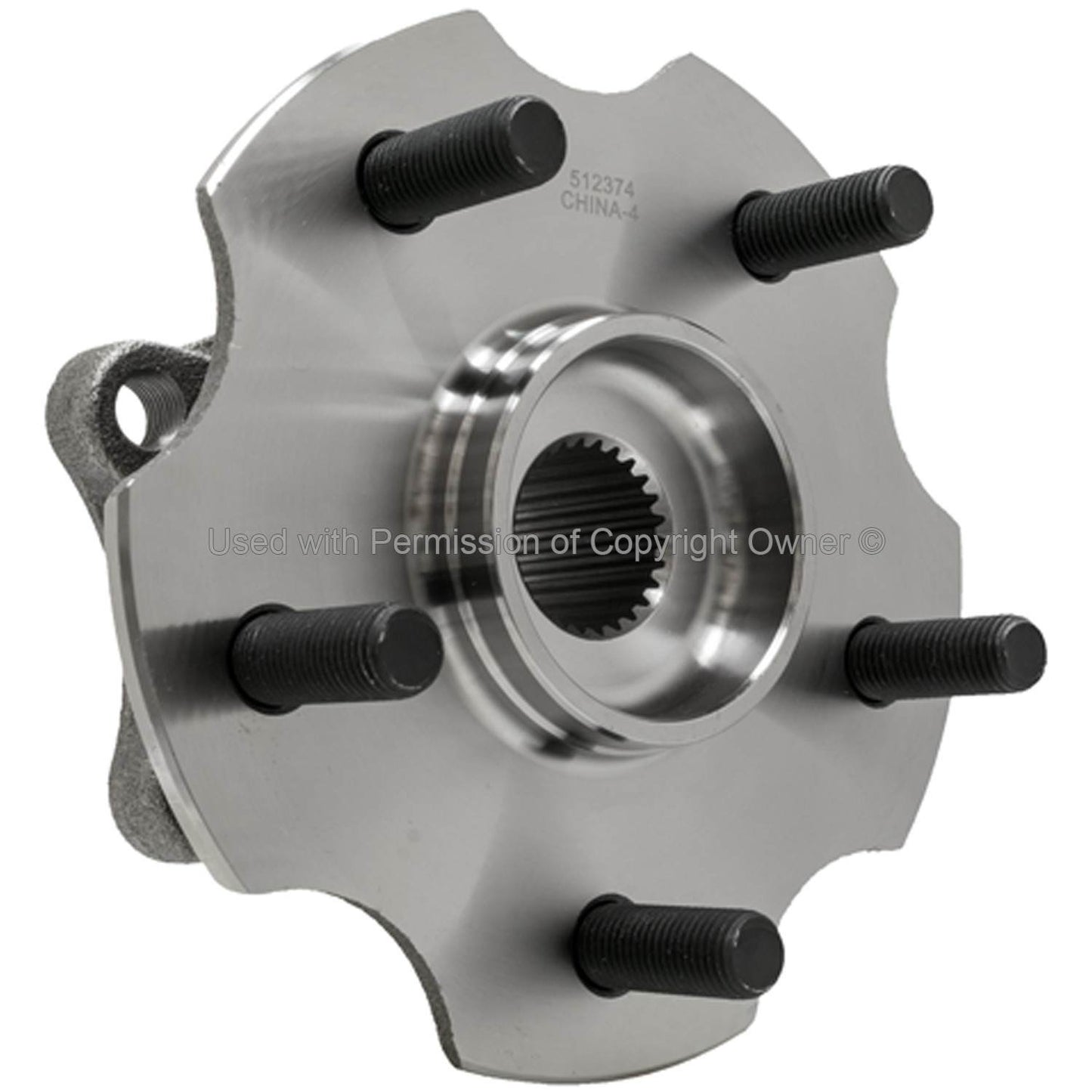 Angle View of Rear Wheel Bearing and Hub Assembly MPA WH512374