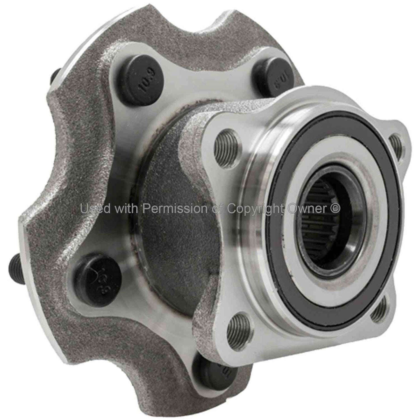 Back View of Rear Wheel Bearing and Hub Assembly MPA WH512374