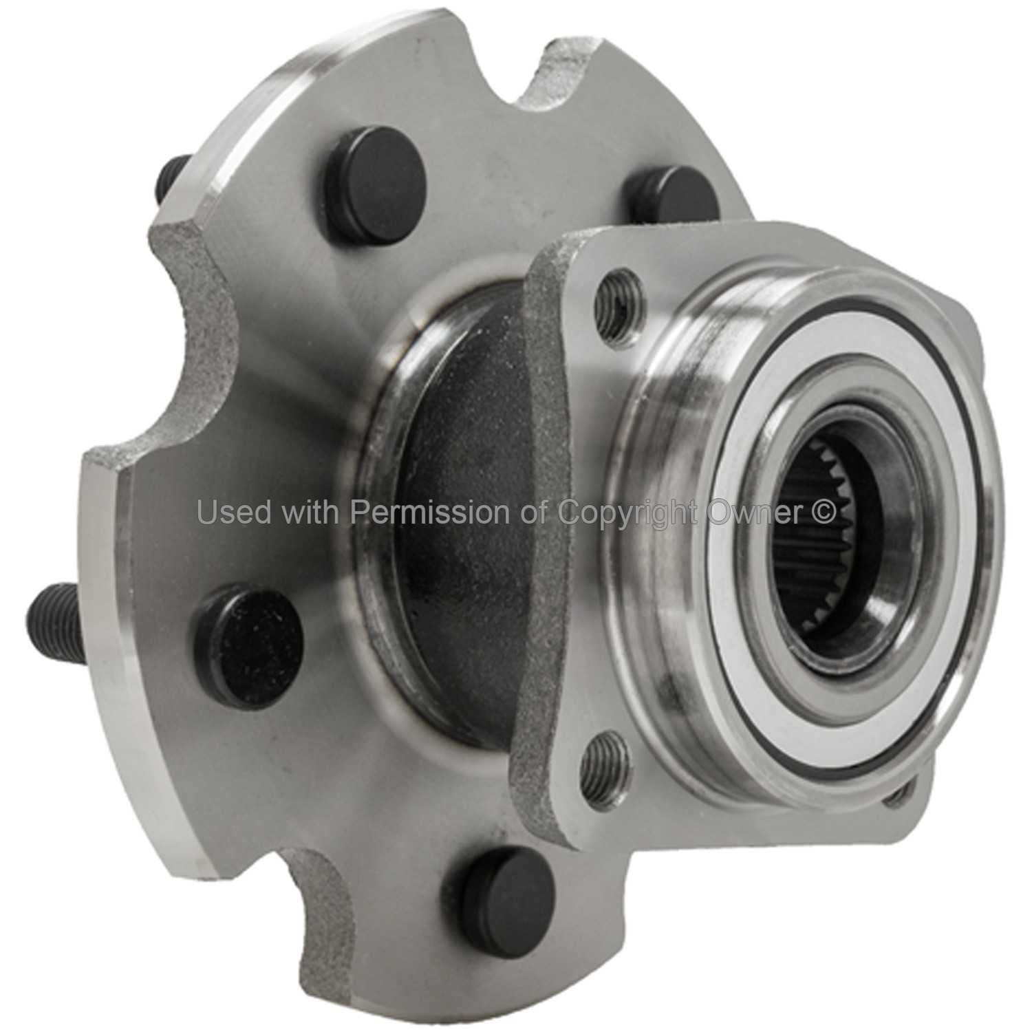 Back View of Rear Wheel Bearing and Hub Assembly MPA WH512404