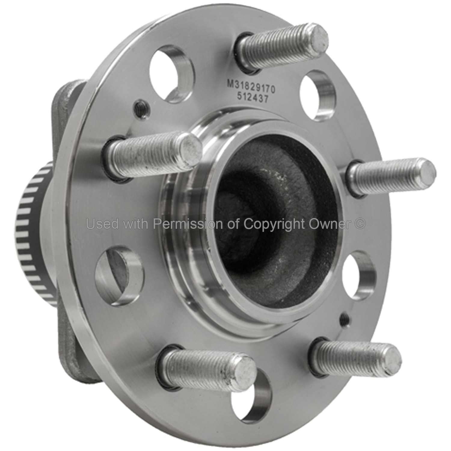 Angle View of Rear Wheel Bearing and Hub Assembly MPA WH512437