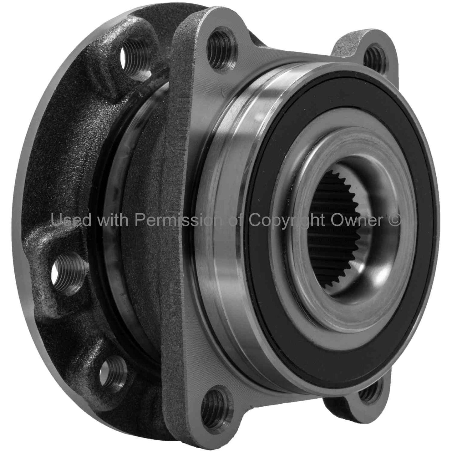 Back View of Front Wheel Bearing and Hub Assembly MPA WH512513