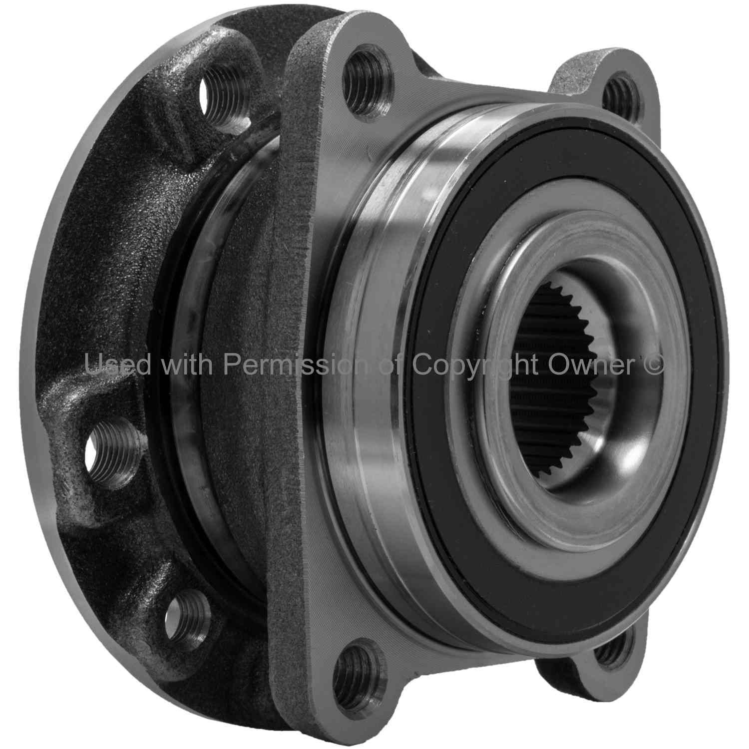 Back View of Front Wheel Bearing and Hub Assembly MPA WH512513