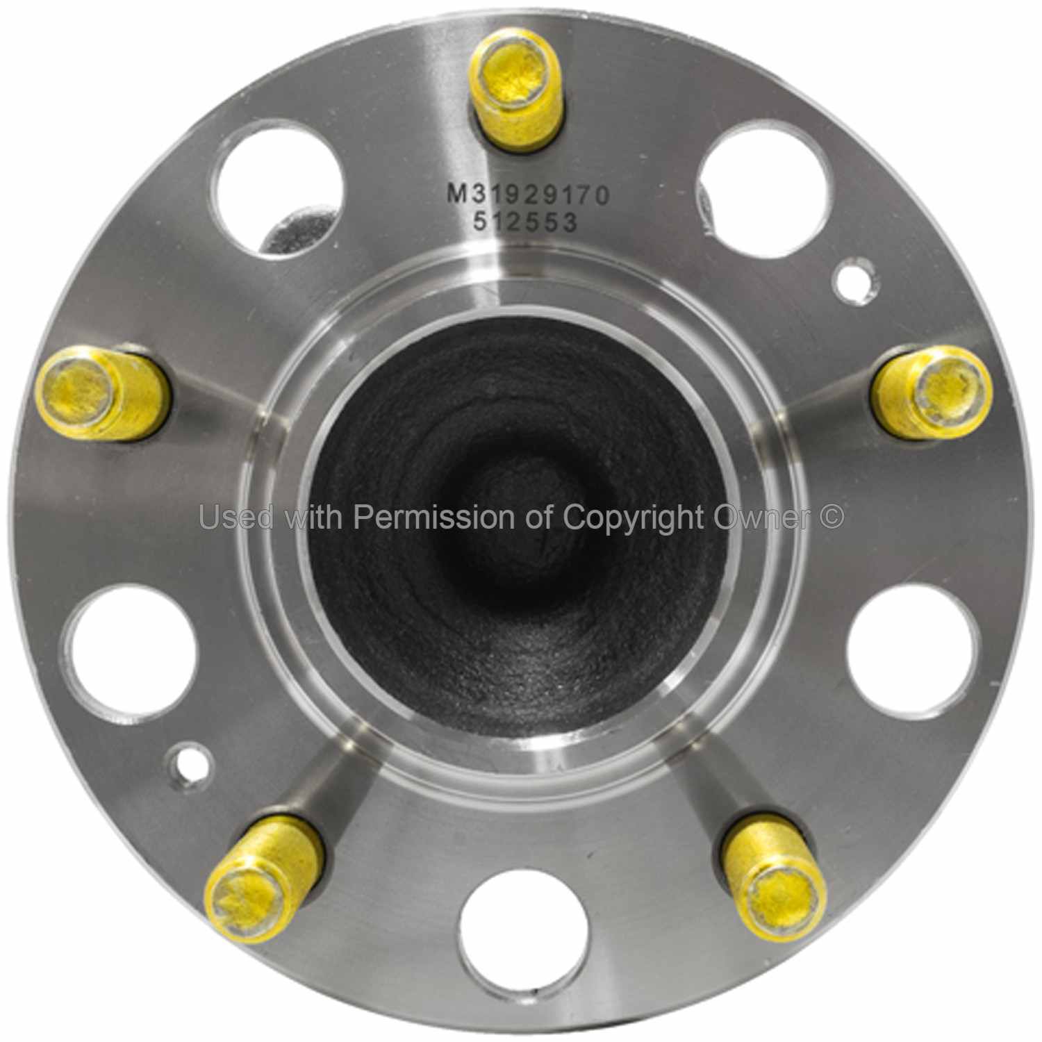 Front View of Rear Wheel Bearing and Hub Assembly MPA WH512553