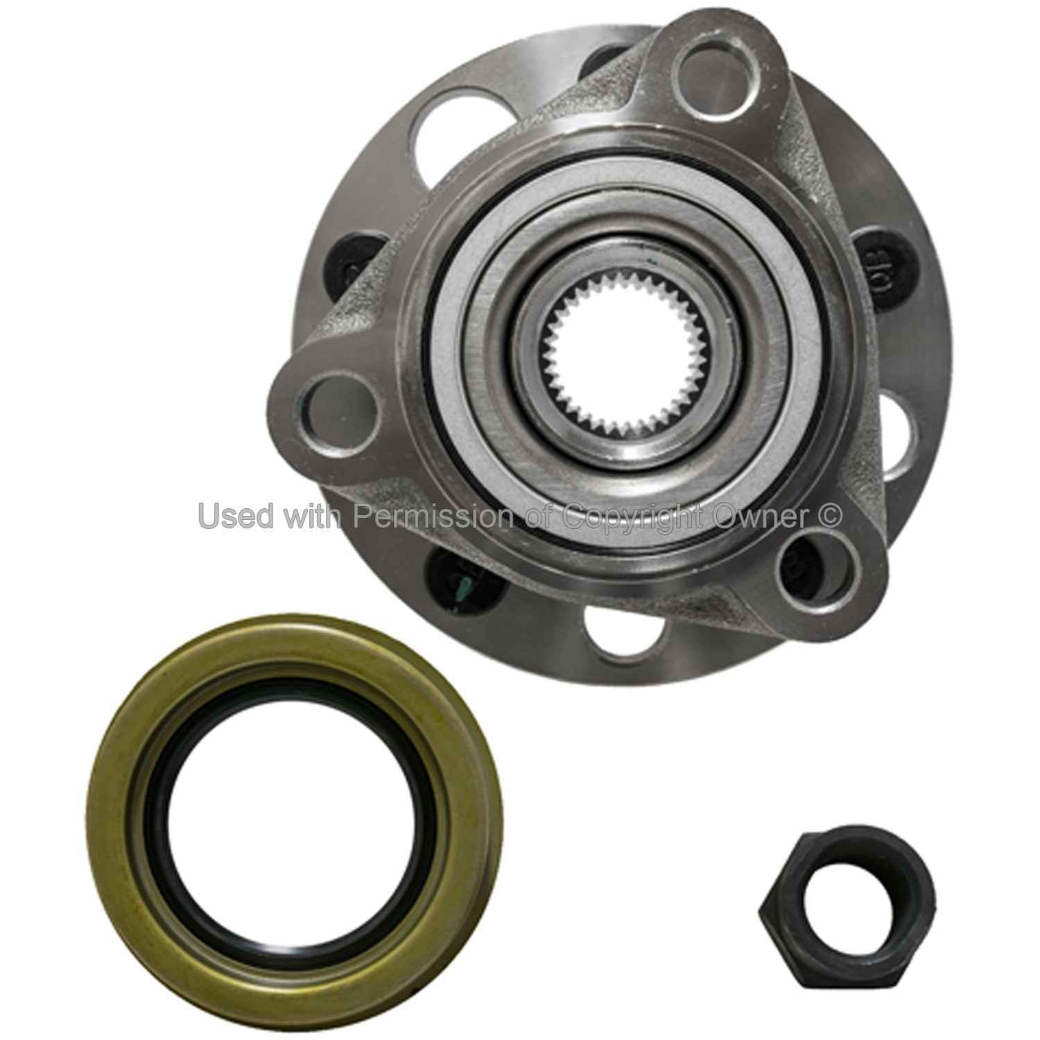 Back View of Front Wheel Bearing and Hub Assembly MPA WH513017K