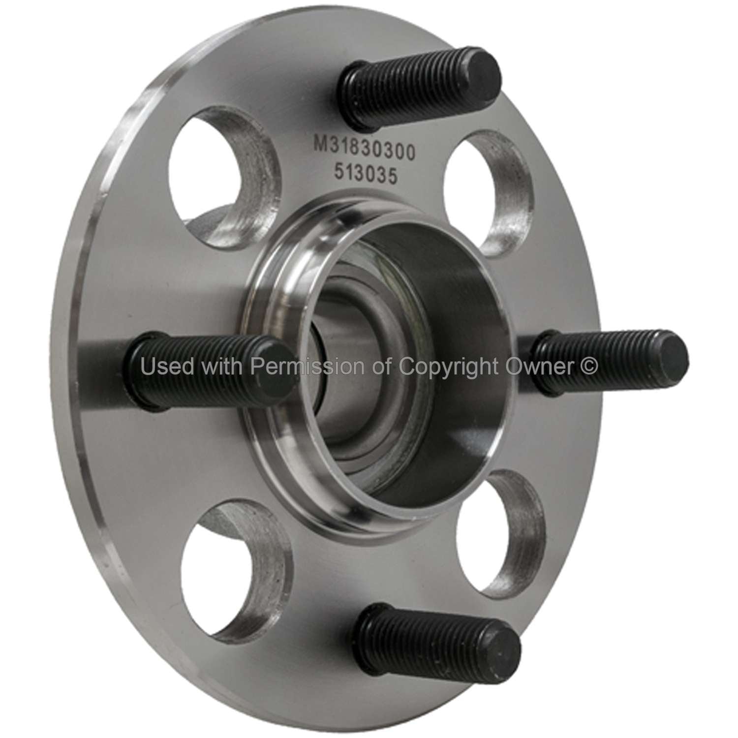 Angle View of Rear Wheel Bearing and Hub Assembly MPA WH513035