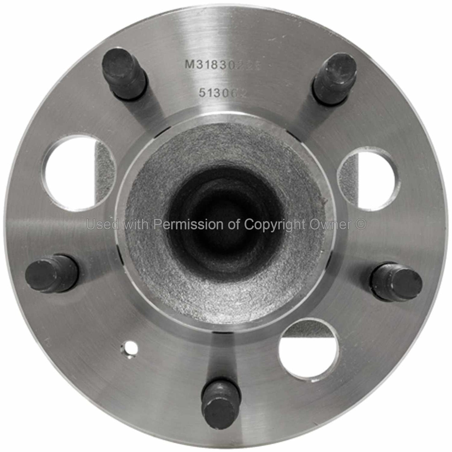 Front View of Rear Wheel Bearing and Hub Assembly MPA WH513062