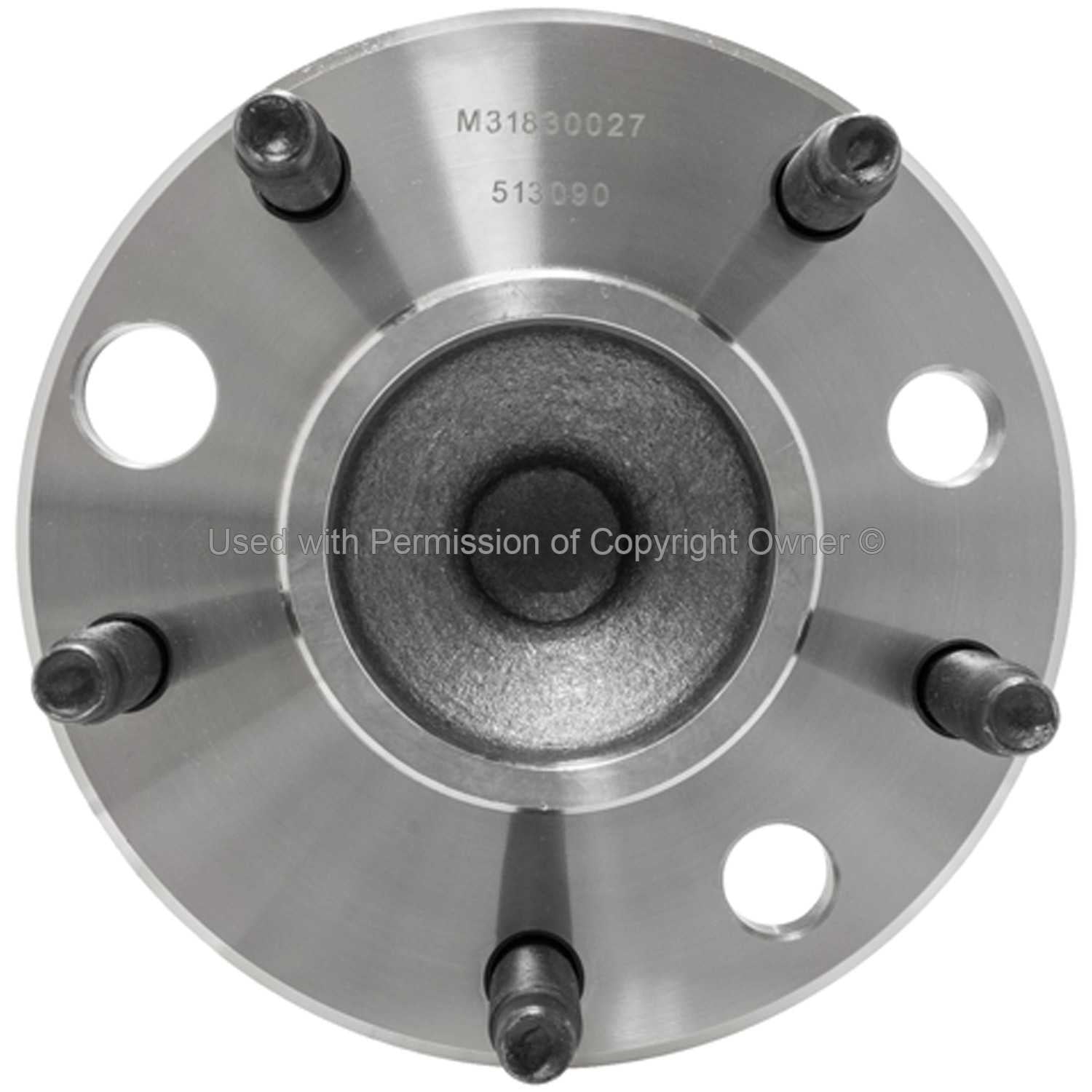 Front View of Front Wheel Bearing and Hub Assembly MPA WH513090