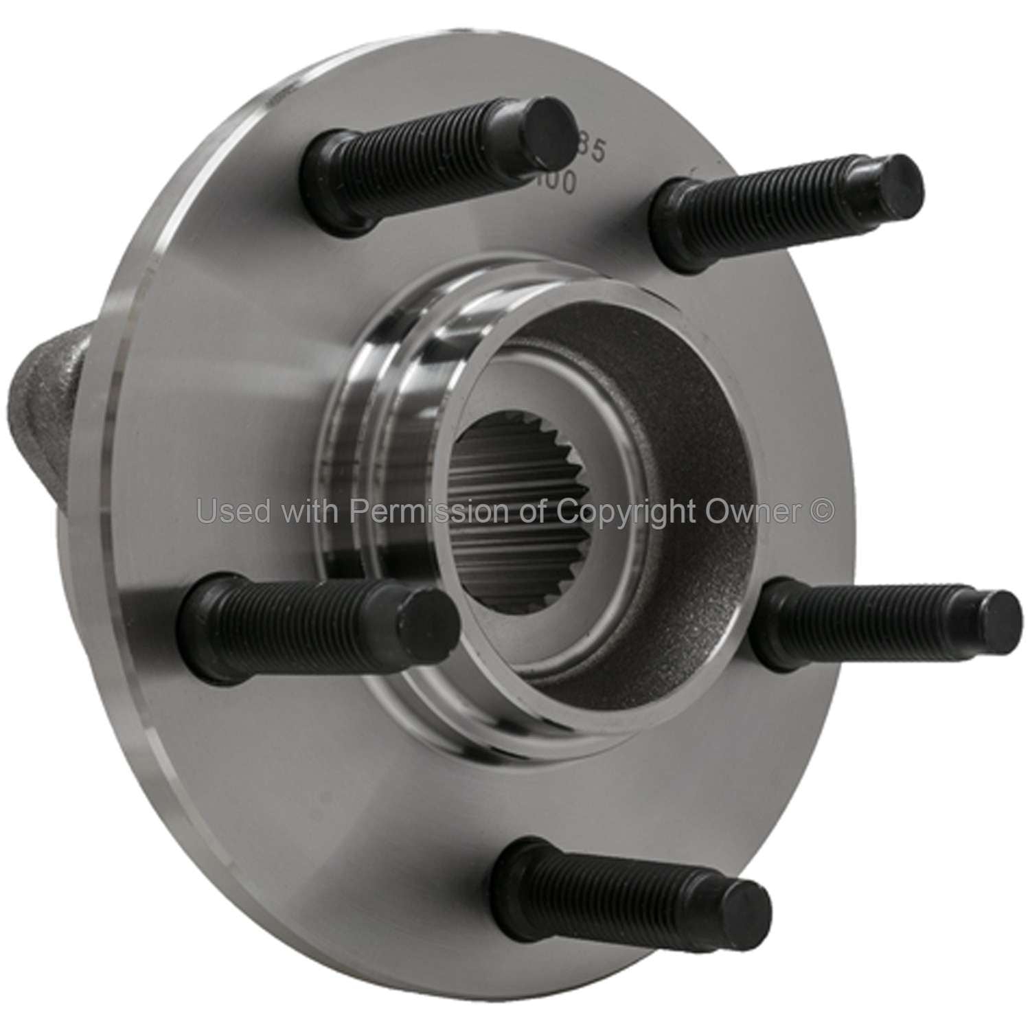 Angle View of Front Wheel Bearing and Hub Assembly MPA WH513100