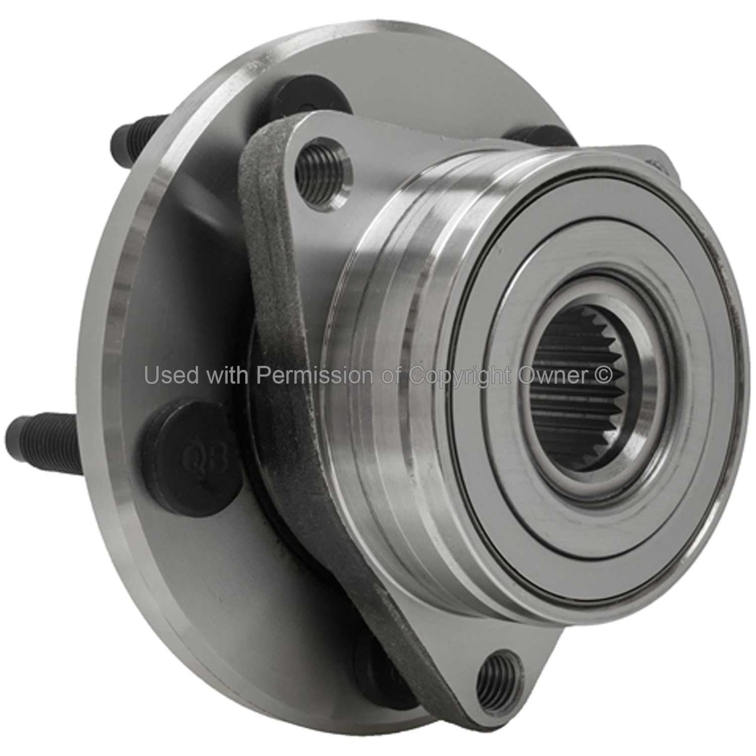 Back View of Front Wheel Bearing and Hub Assembly MPA WH513100