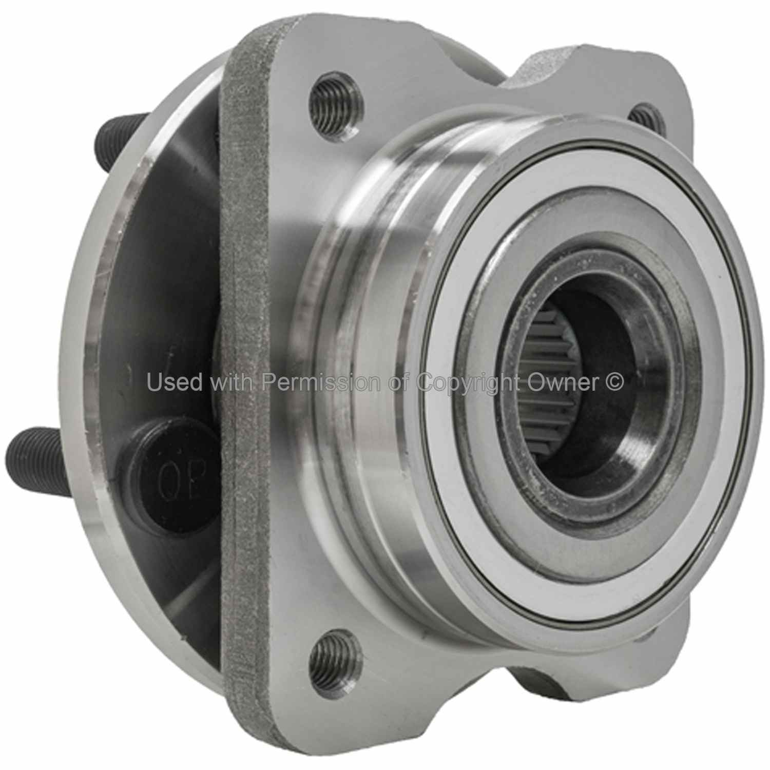 Back View of Front Wheel Bearing and Hub Assembly MPA WH513122