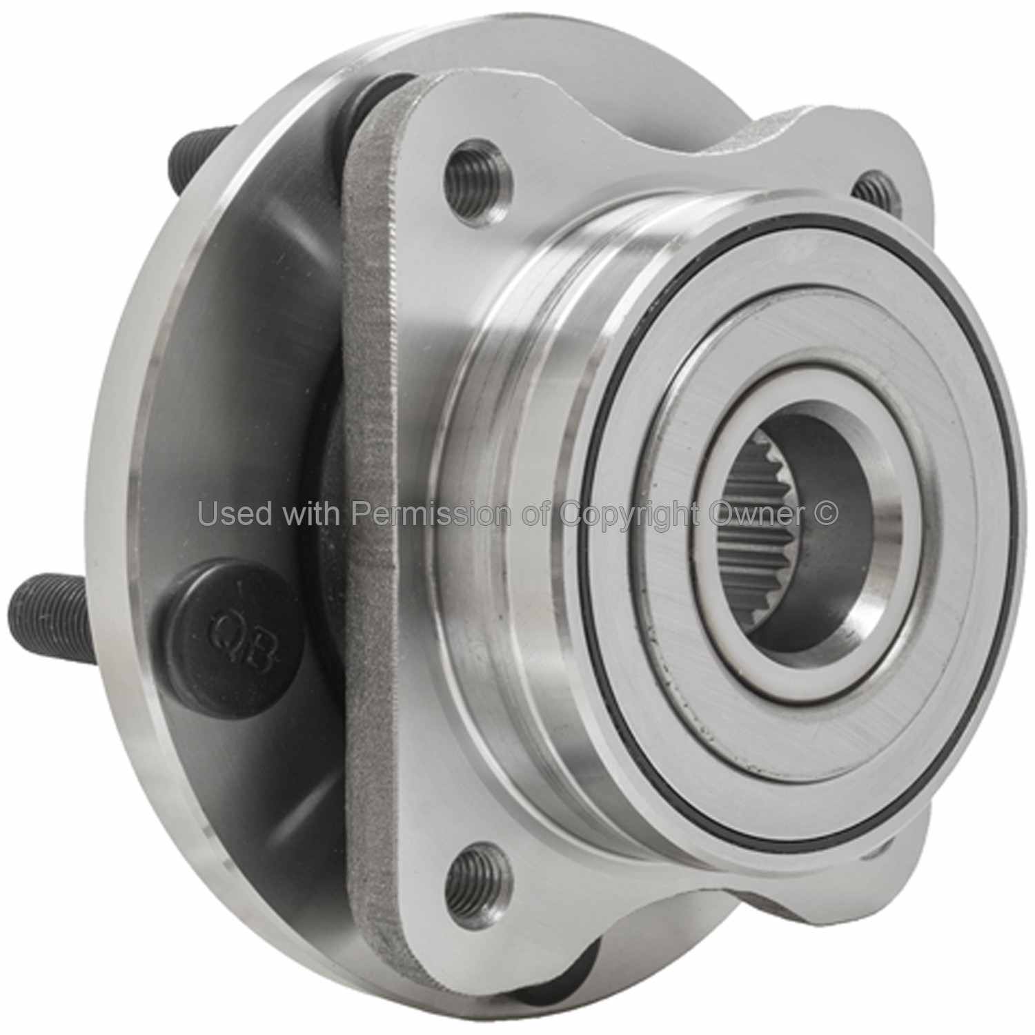 Back View of Front Wheel Bearing and Hub Assembly MPA WH513123