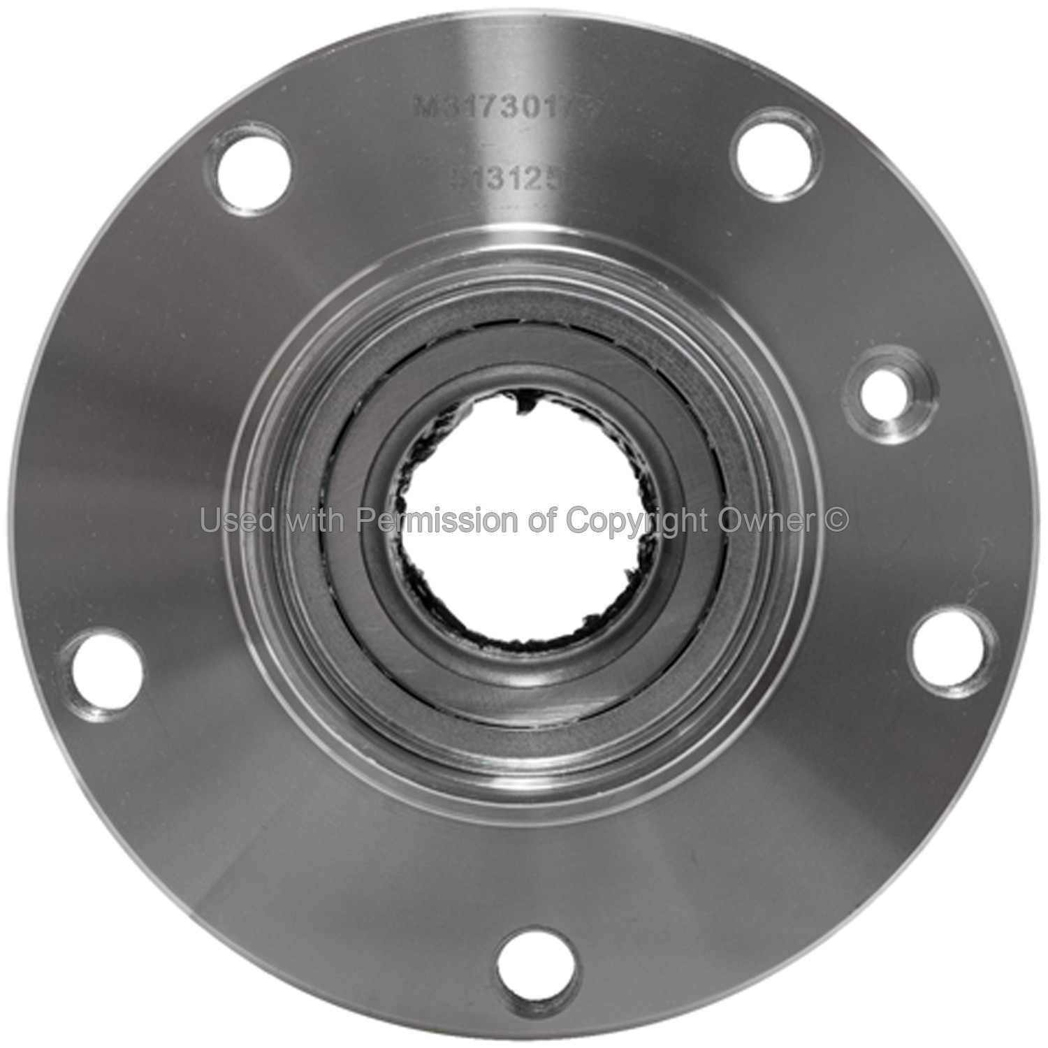 Front View of Front Wheel Bearing and Hub Assembly MPA WH513125