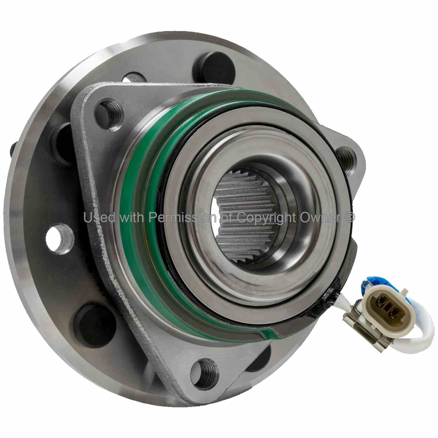 Back View of Front Wheel Bearing and Hub Assembly MPA WH513137HD