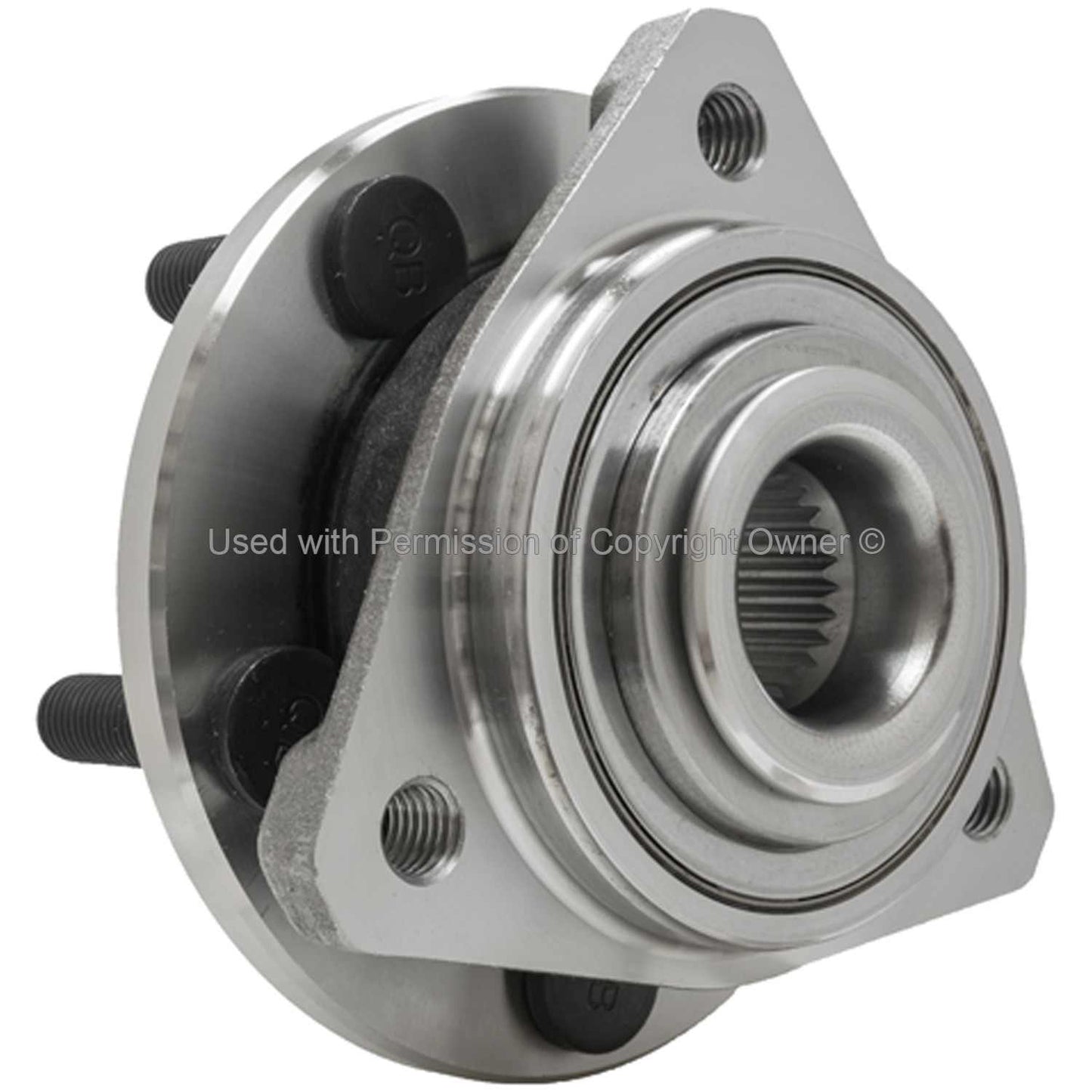 Back View of Front Wheel Bearing and Hub Assembly MPA WH513138