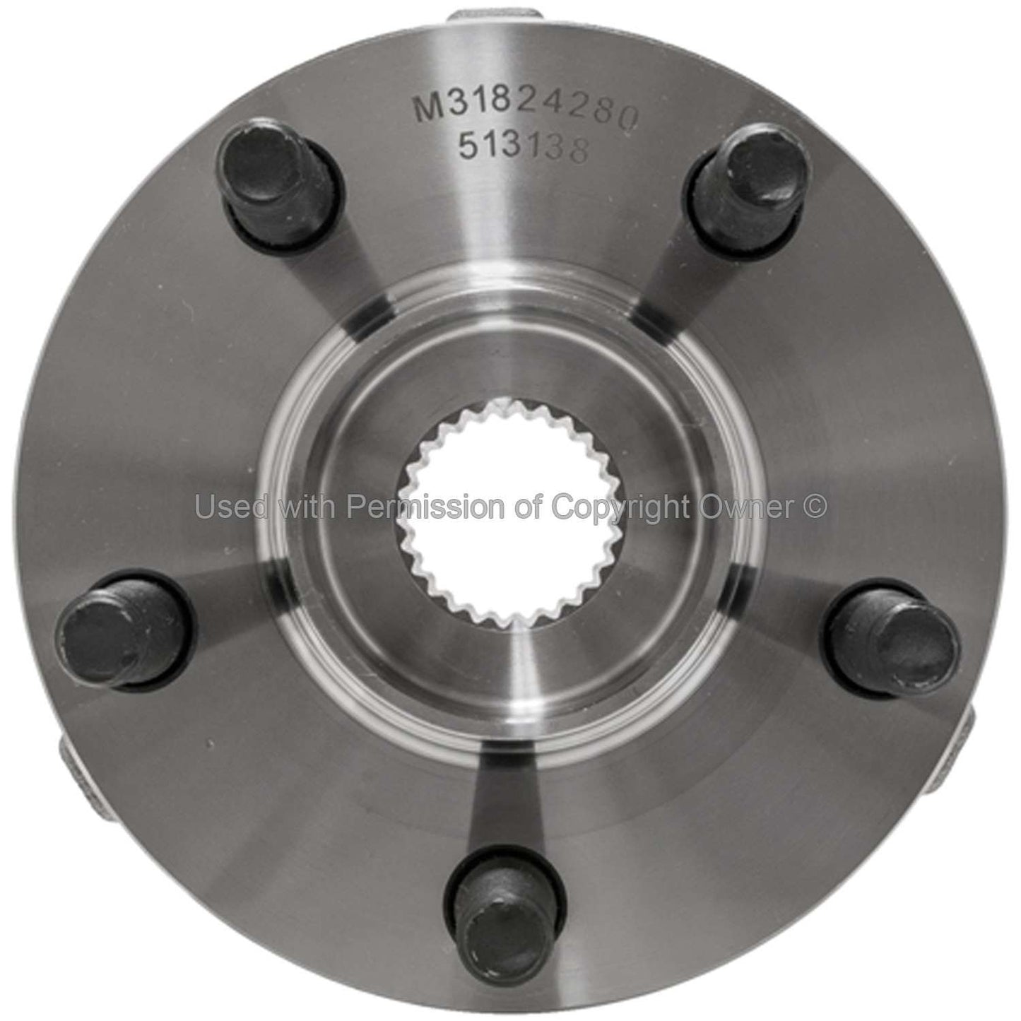 Front View of Front Wheel Bearing and Hub Assembly MPA WH513138