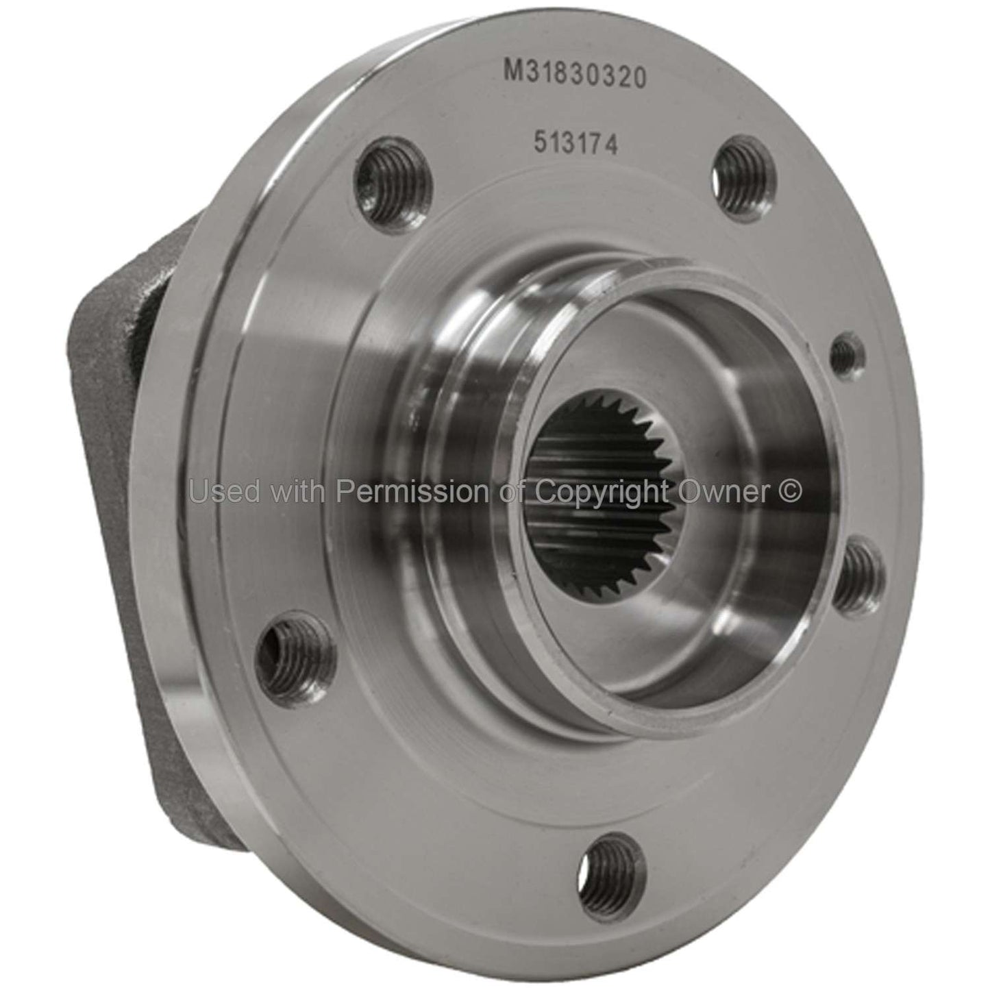 Angle View of Front Wheel Bearing and Hub Assembly MPA WH513174