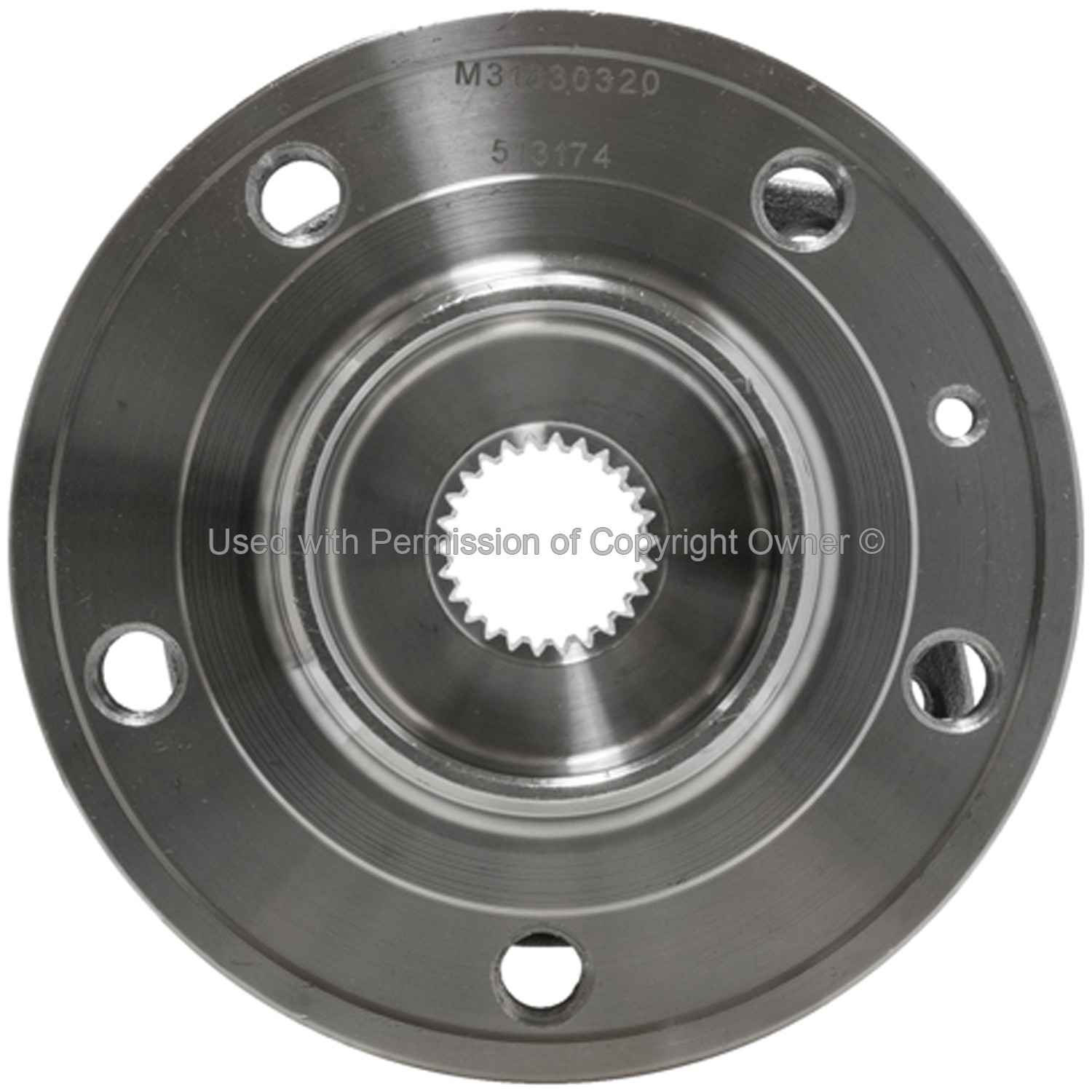 Front View of Front Wheel Bearing and Hub Assembly MPA WH513174