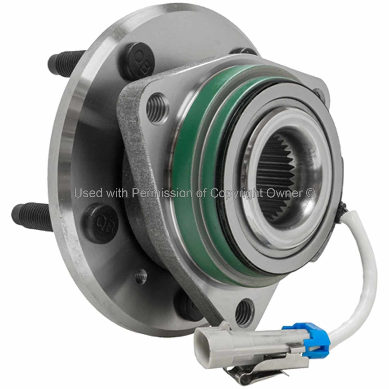 Back View of Front Wheel Bearing and Hub Assembly MPA WH513187HD