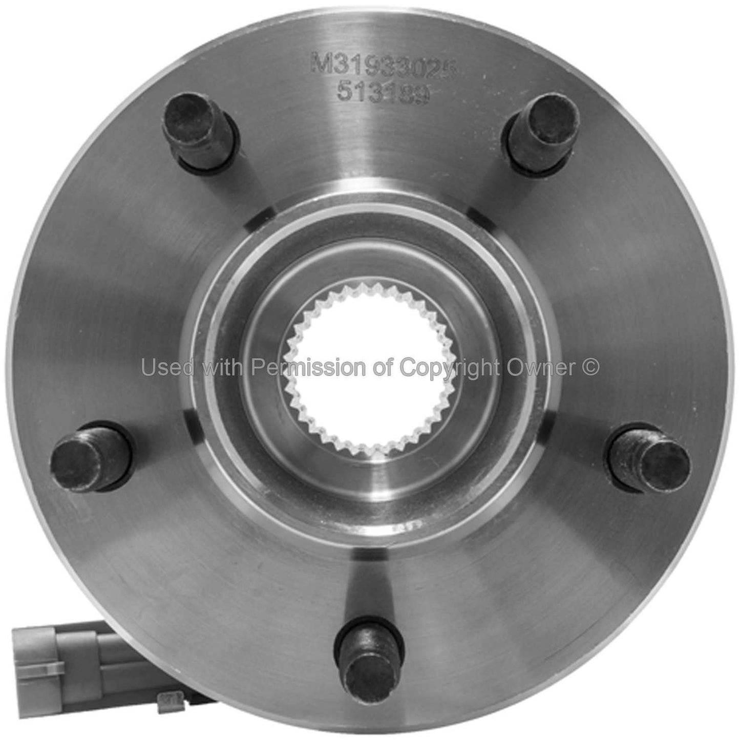 Front View of Front Wheel Bearing and Hub Assembly MPA WH513189