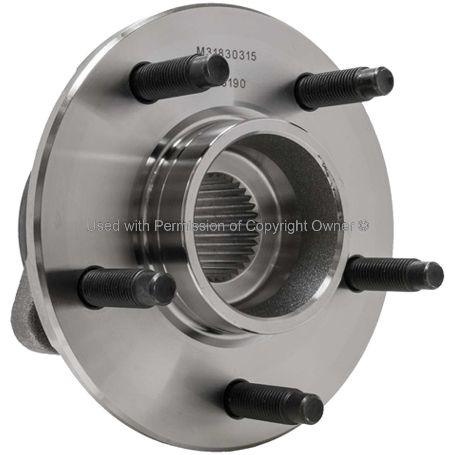 Angle View of Front Wheel Bearing and Hub Assembly MPA WH513190