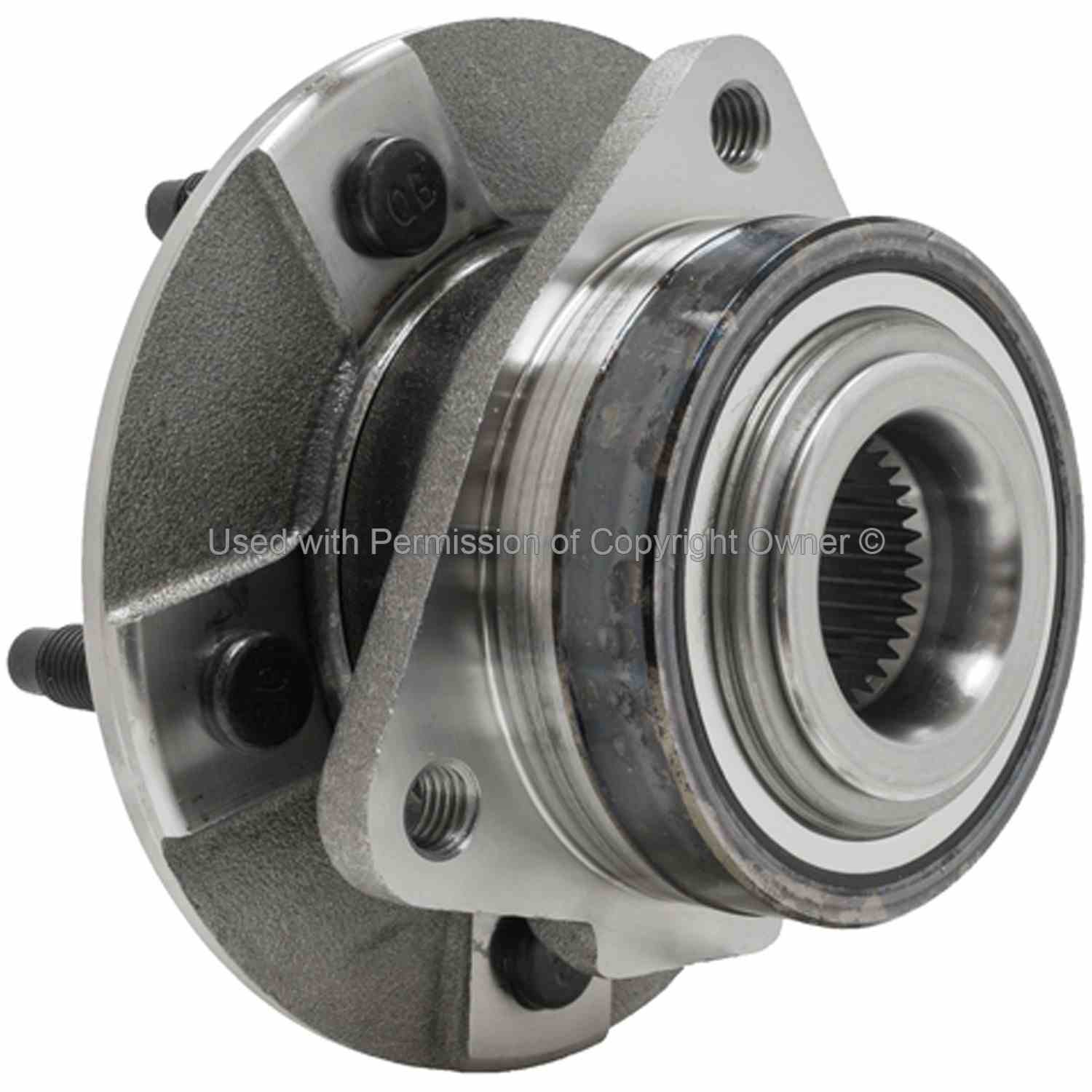 Back View of Front Wheel Bearing and Hub Assembly MPA WH513190