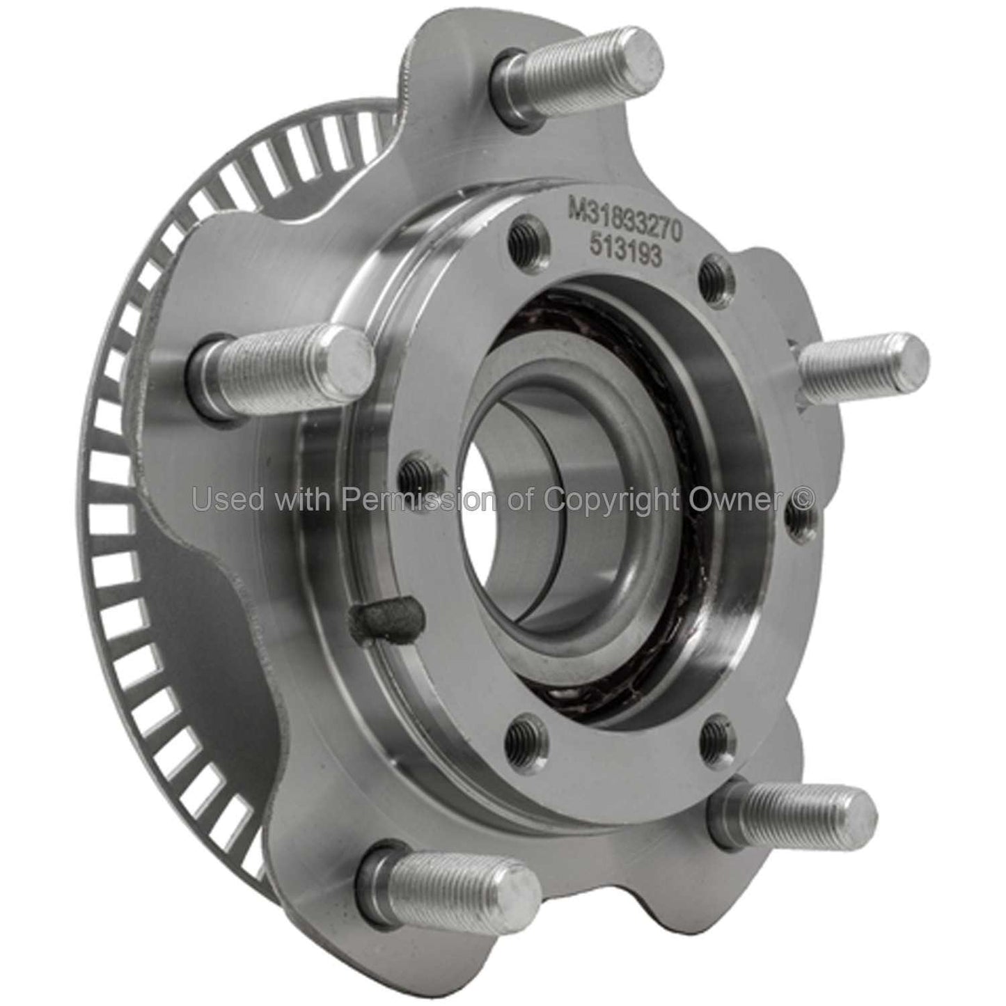 Angle View of Front Wheel Bearing and Hub Assembly MPA WH513193