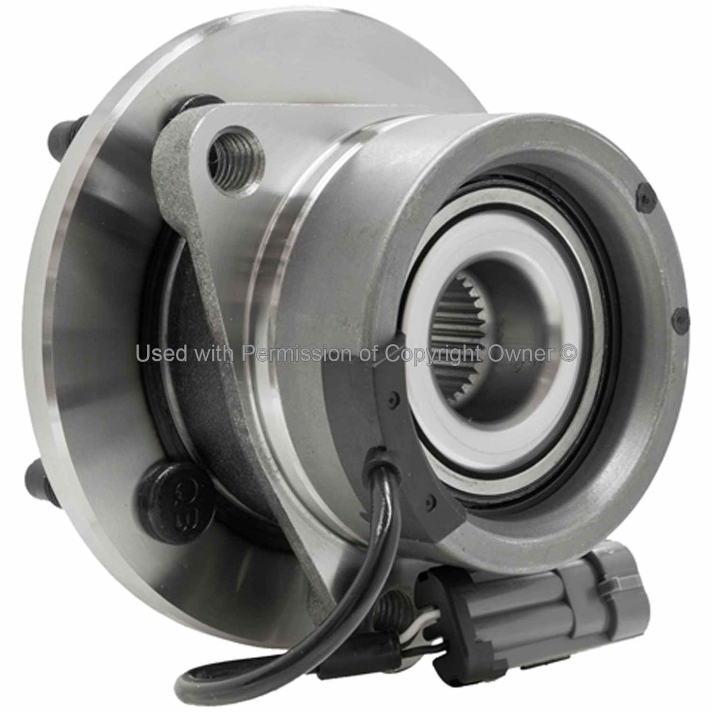 Back View of Front Wheel Bearing and Hub Assembly MPA WH513204