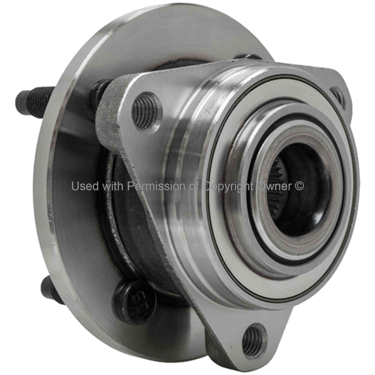 Back View of Front Wheel Bearing and Hub Assembly MPA WH513205