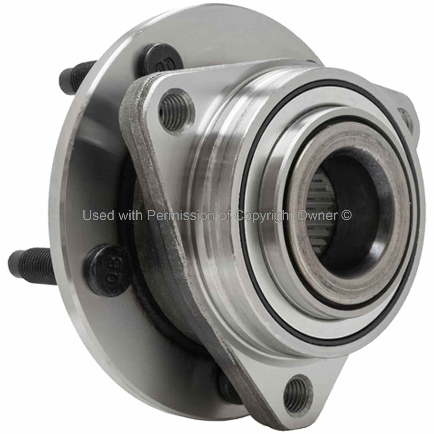 Back View of Front Wheel Bearing and Hub Assembly MPA WH513215