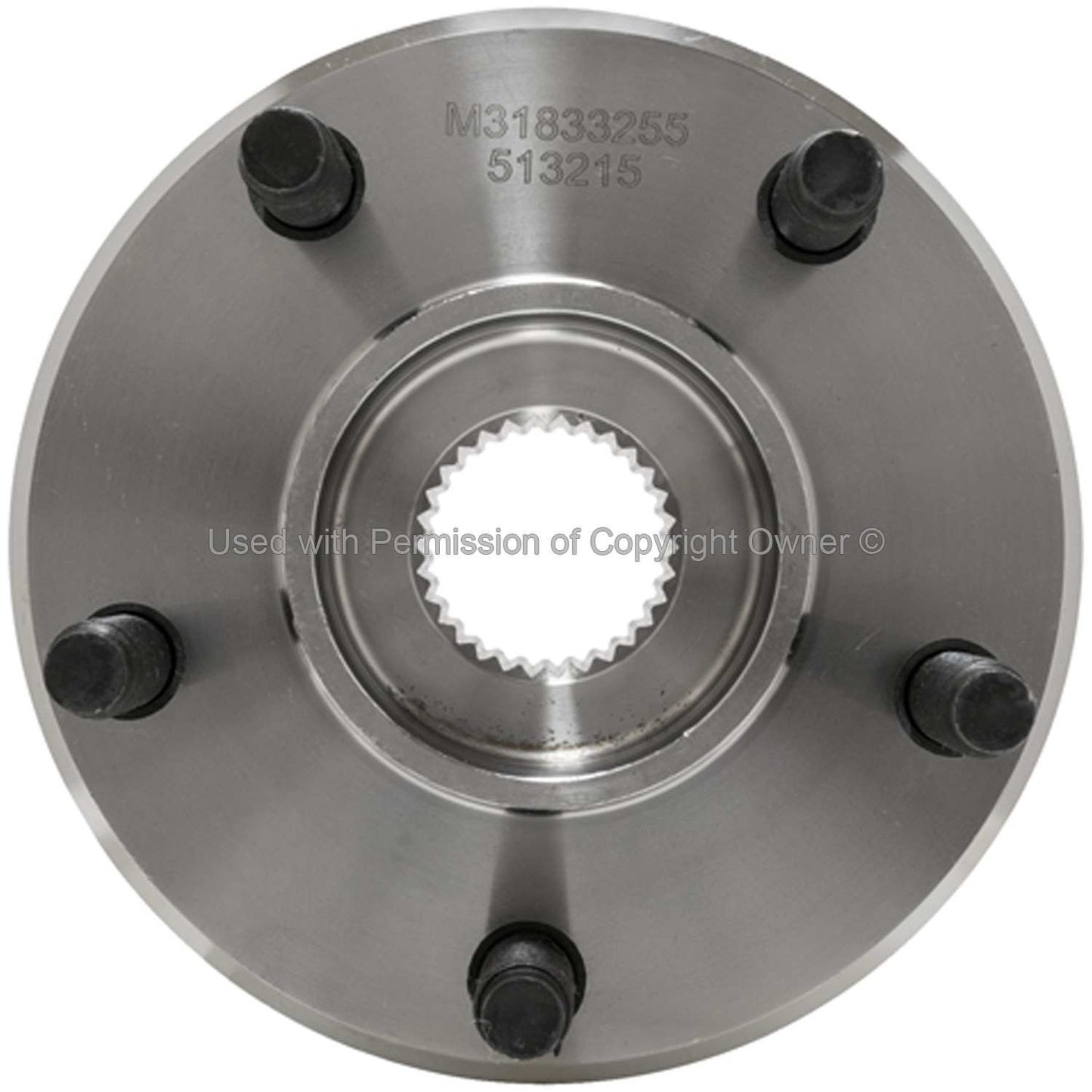 Front View of Front Wheel Bearing and Hub Assembly MPA WH513215