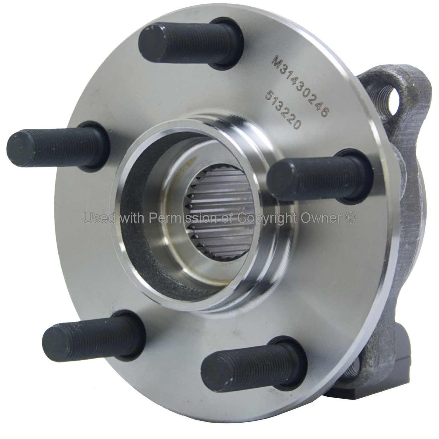 Angle View of Front Wheel Bearing and Hub Assembly MPA WH513220