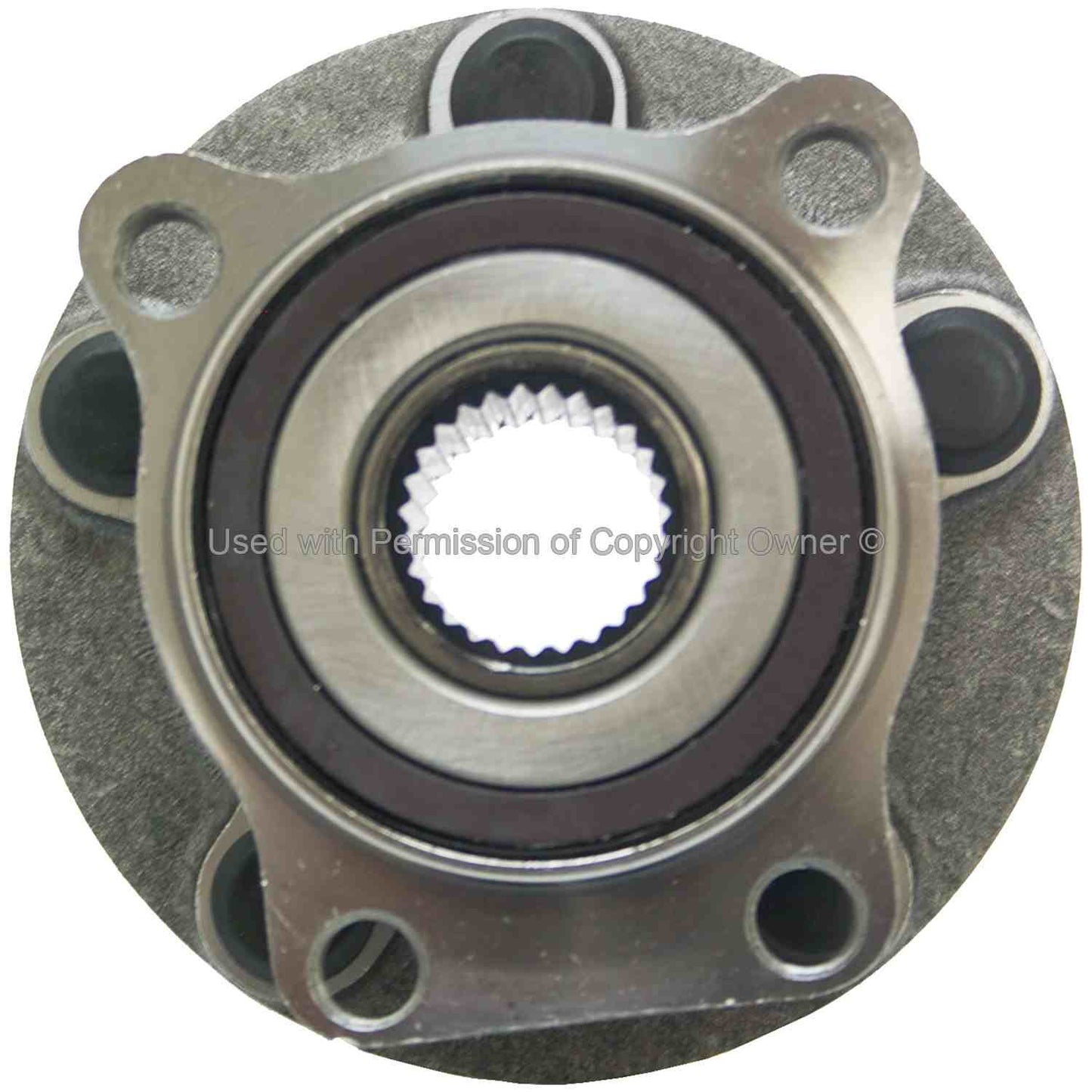 Back View of Front Wheel Bearing and Hub Assembly MPA WH513220