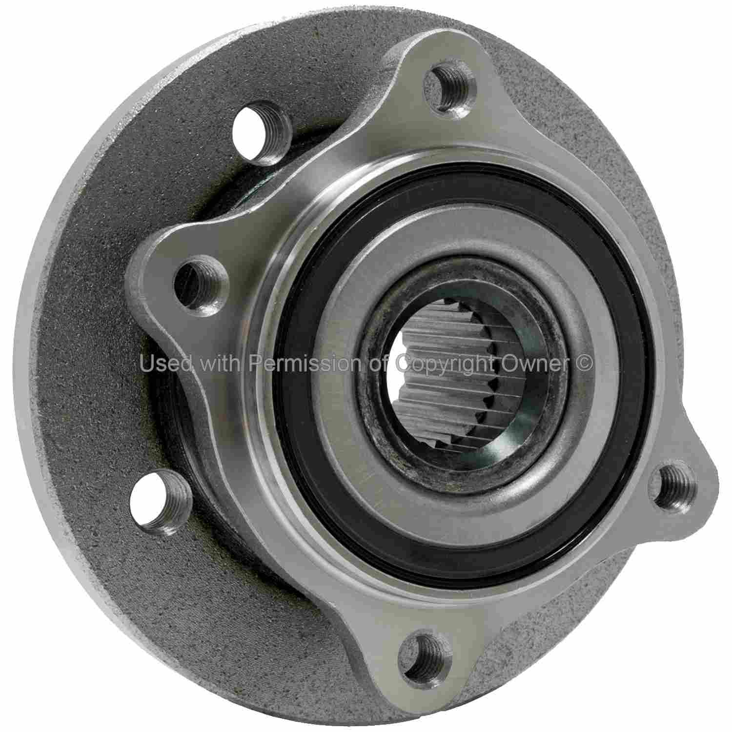 Back View of Front Wheel Bearing and Hub Assembly MPA WH513226