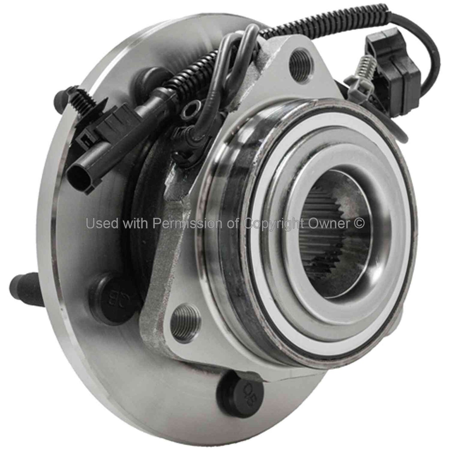 Back View of Front Wheel Bearing and Hub Assembly MPA WH513229