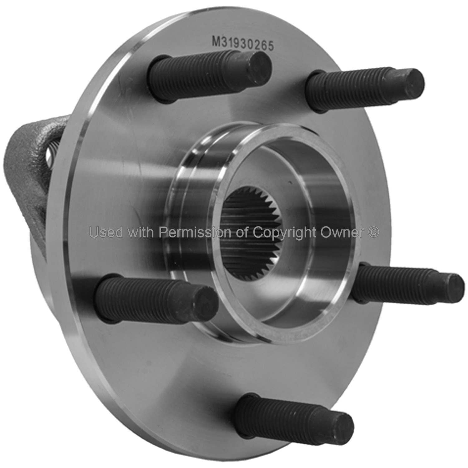 Angle View of Front Wheel Bearing and Hub Assembly MPA WH513237