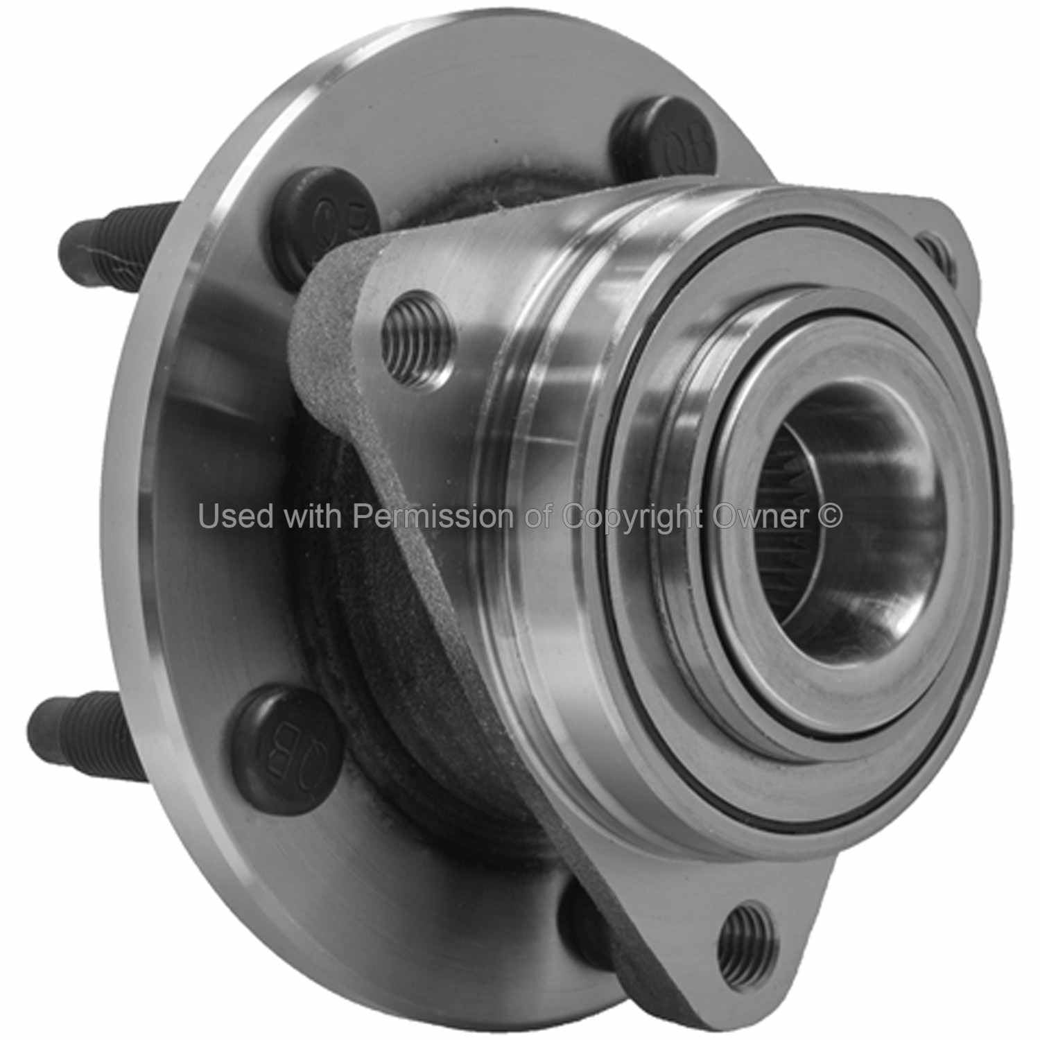 Back View of Front Wheel Bearing and Hub Assembly MPA WH513237