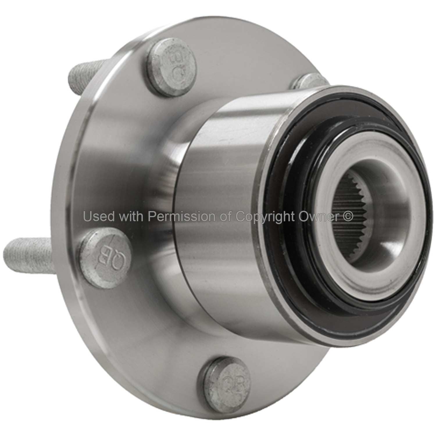 Back View of Front Wheel Bearing and Hub Assembly MPA WH513255